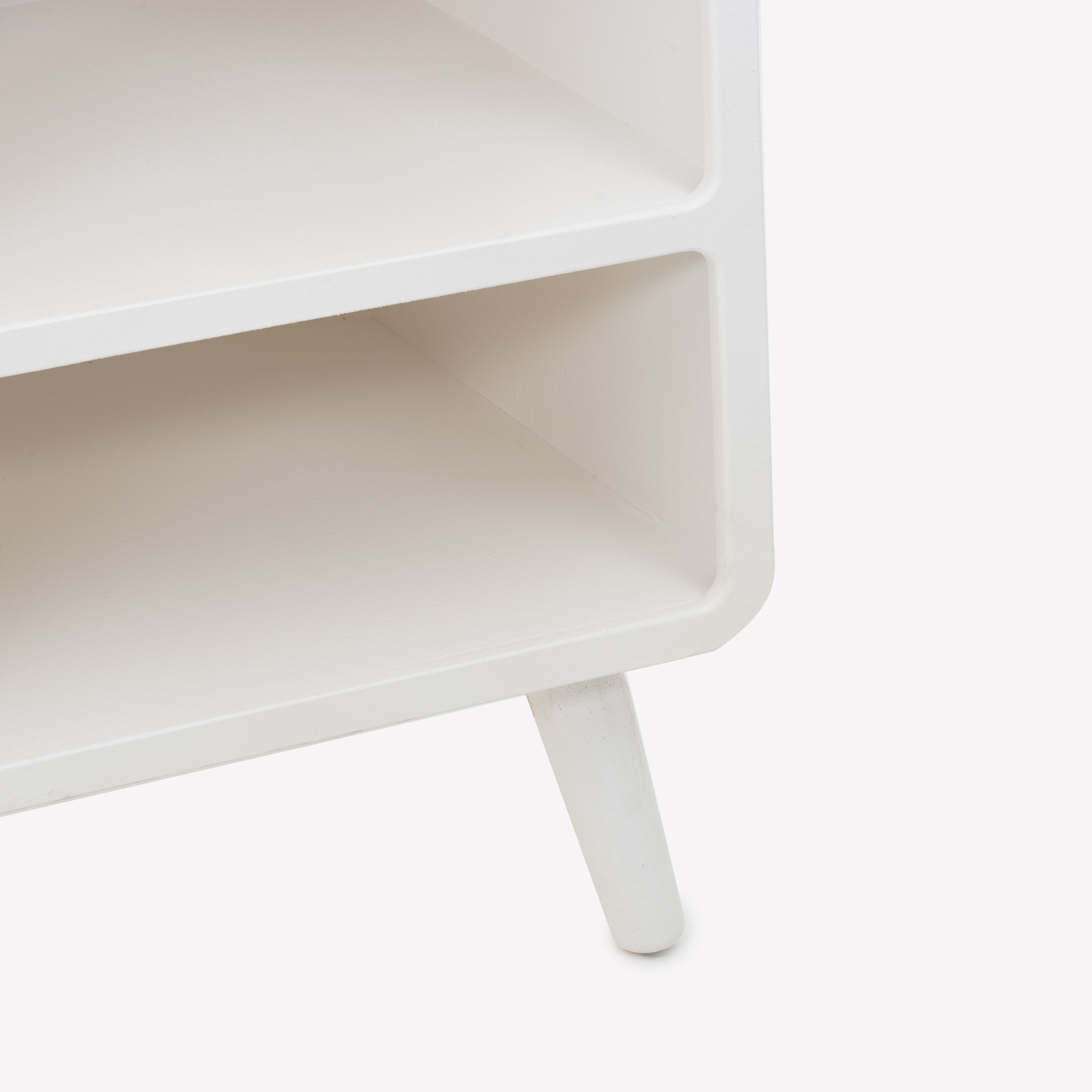 Consola de madera blanca Mirala 120x35x78cm