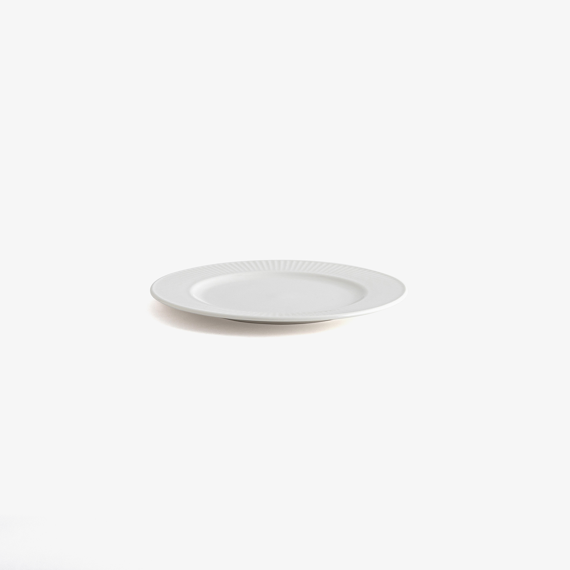 Plato de postre de porcelana new bone china blanco Lara &Oslash;20cm