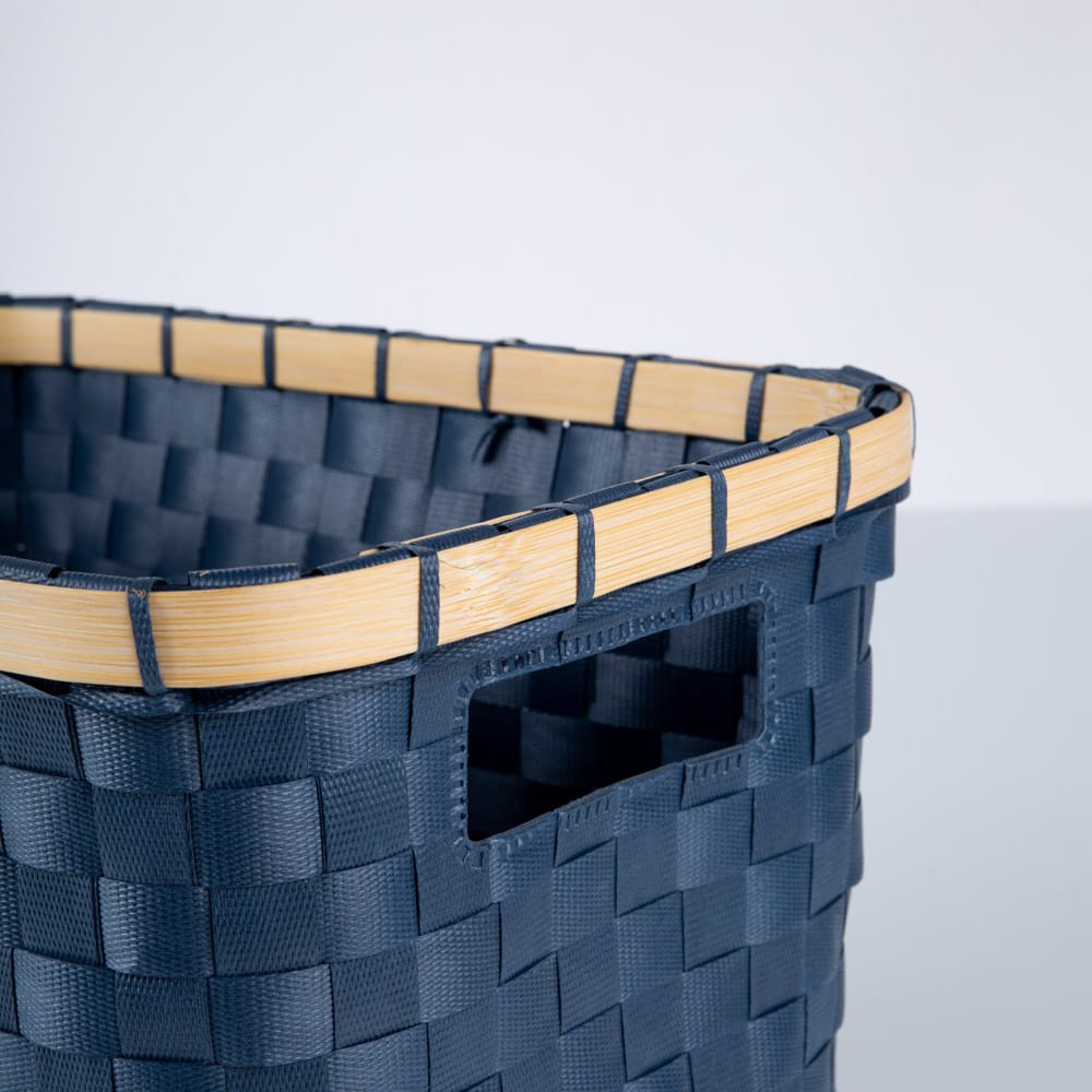 Cesta de polipropileno en varios colores 28x20x14cm