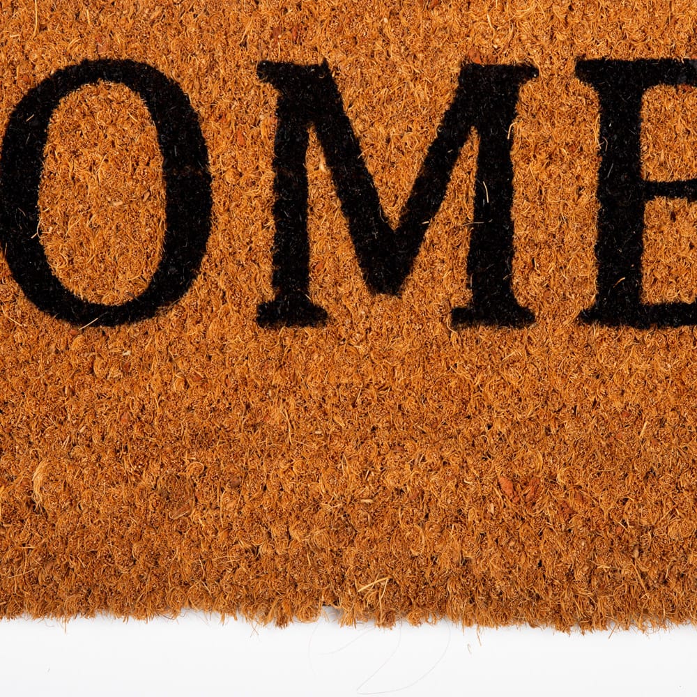 Felpudo de fibra de coco Welcome 70x25cm