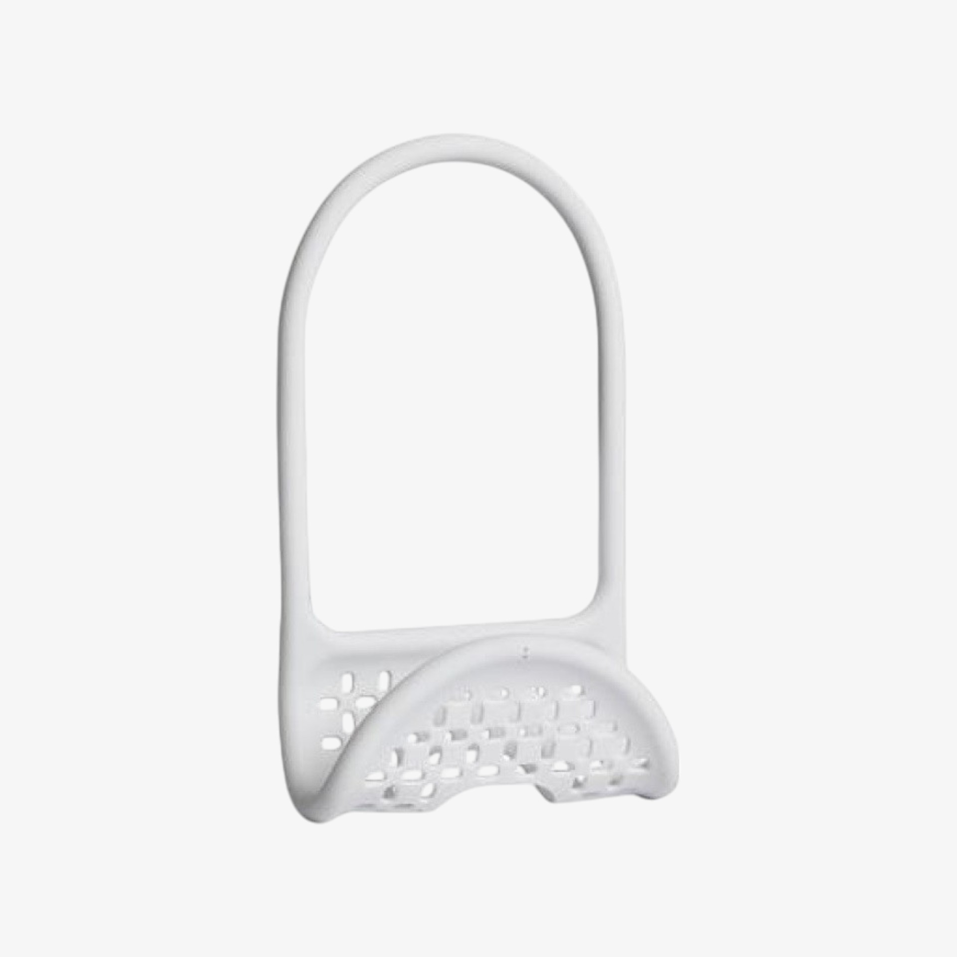 Reposaestropajos flexible para fregadero blanco 25x17x6cm