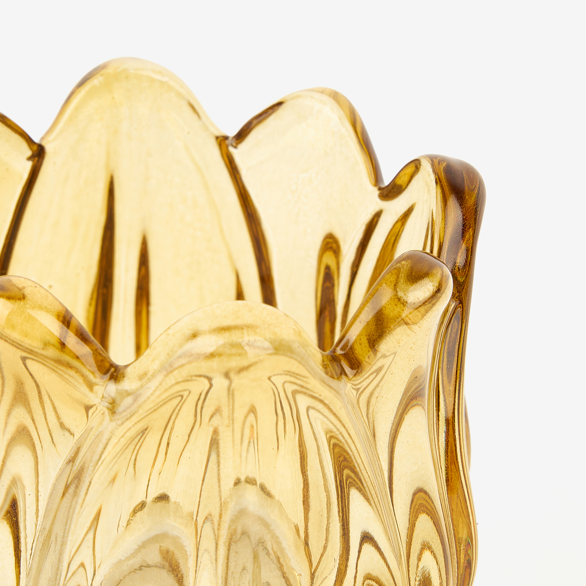 Portavelas de cristal Danae Ø7x7cm