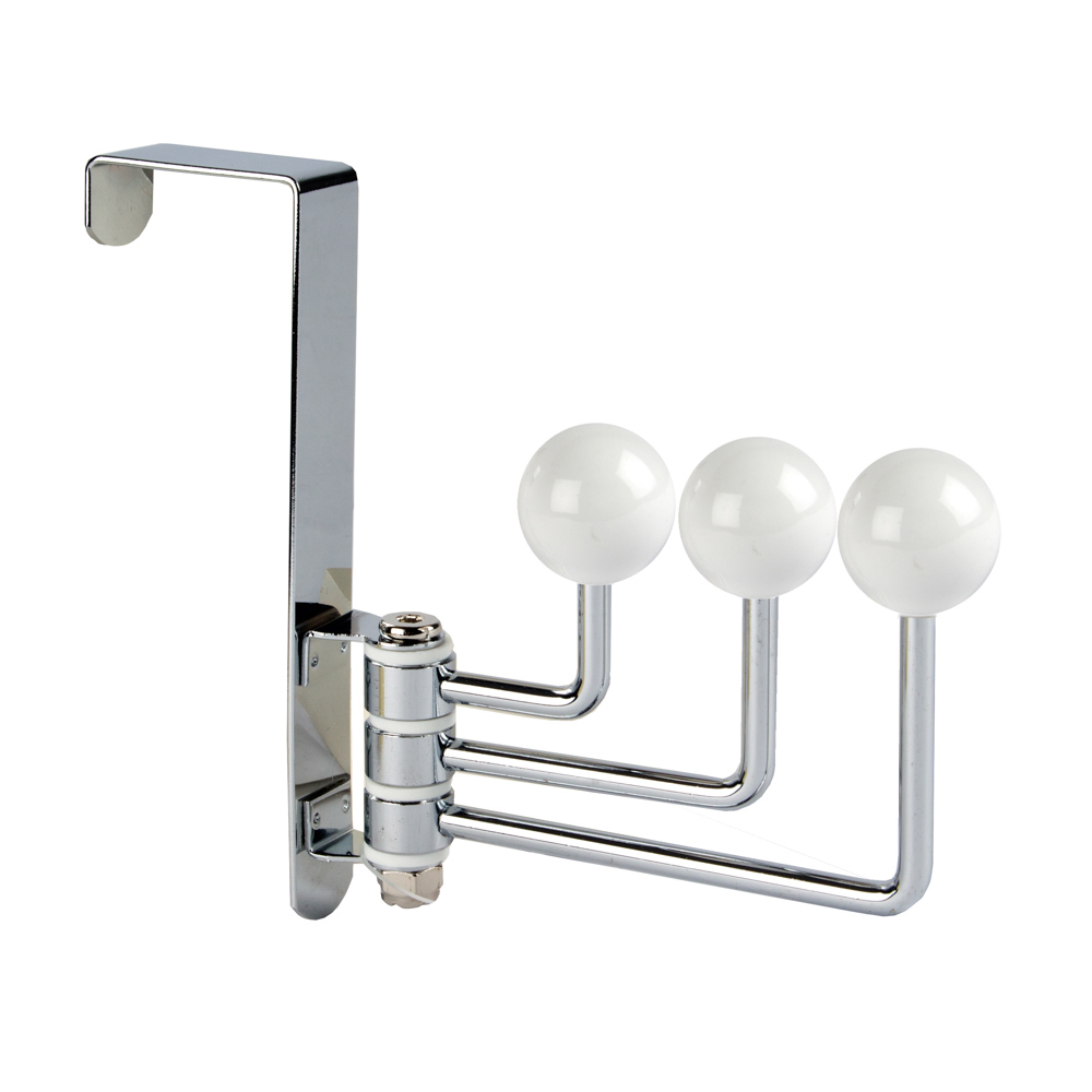 Colgador para puerta con 3 ganchos cer&aacute;mica