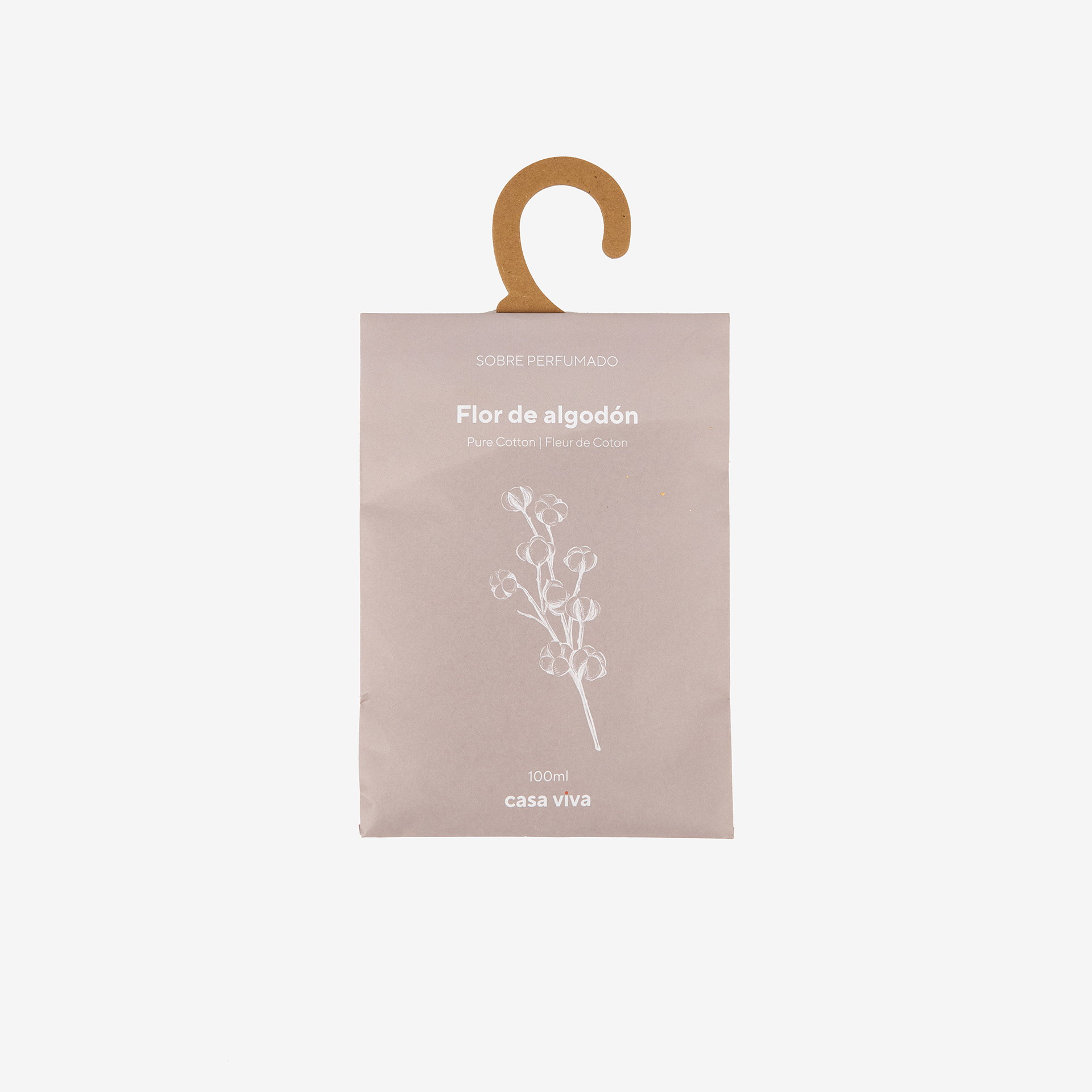 Sobre perfumado Flor de algod&oacute;n Casa Viva