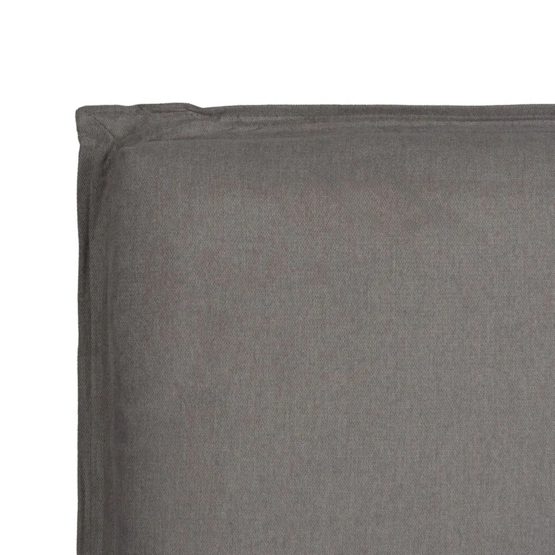 Cabecero tapizado desenfundable gris 190x8x100cm
