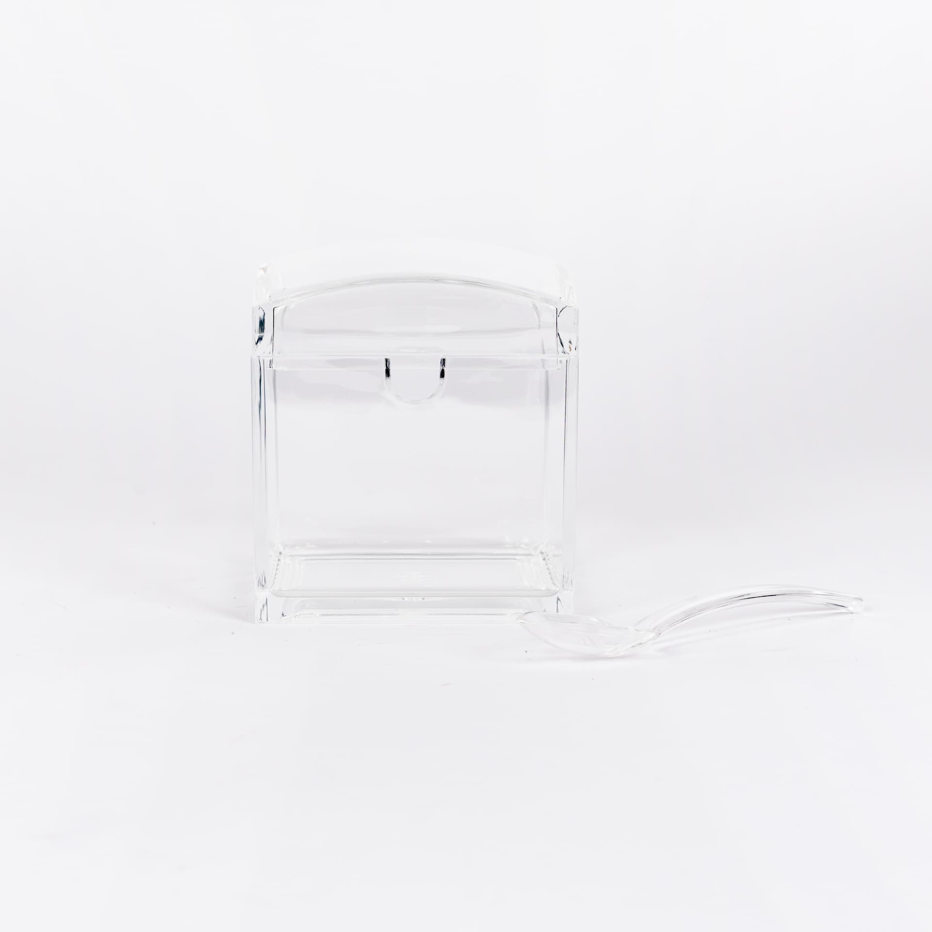 Azucarero acr&iacute;lico 9x9x10cm