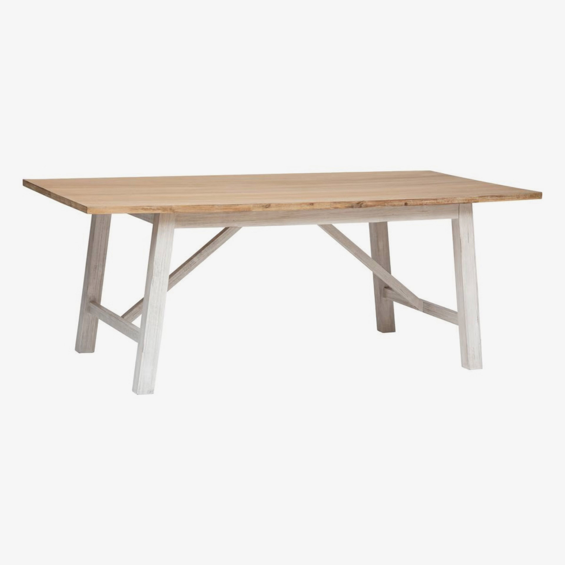 Mesa de comedor de madera Harel 200x100cm 