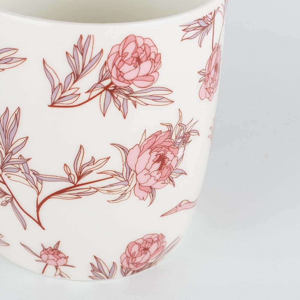 Taza de flores