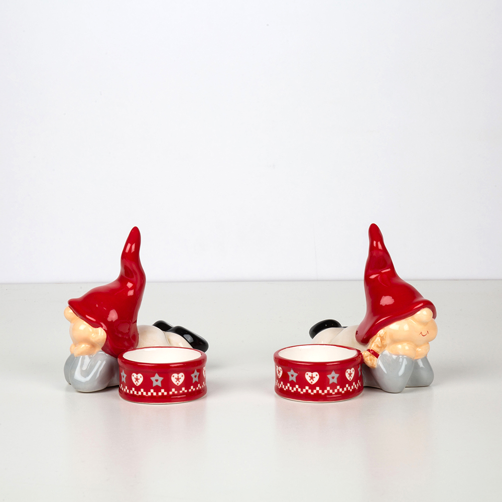 Portavelas de Navidad niño