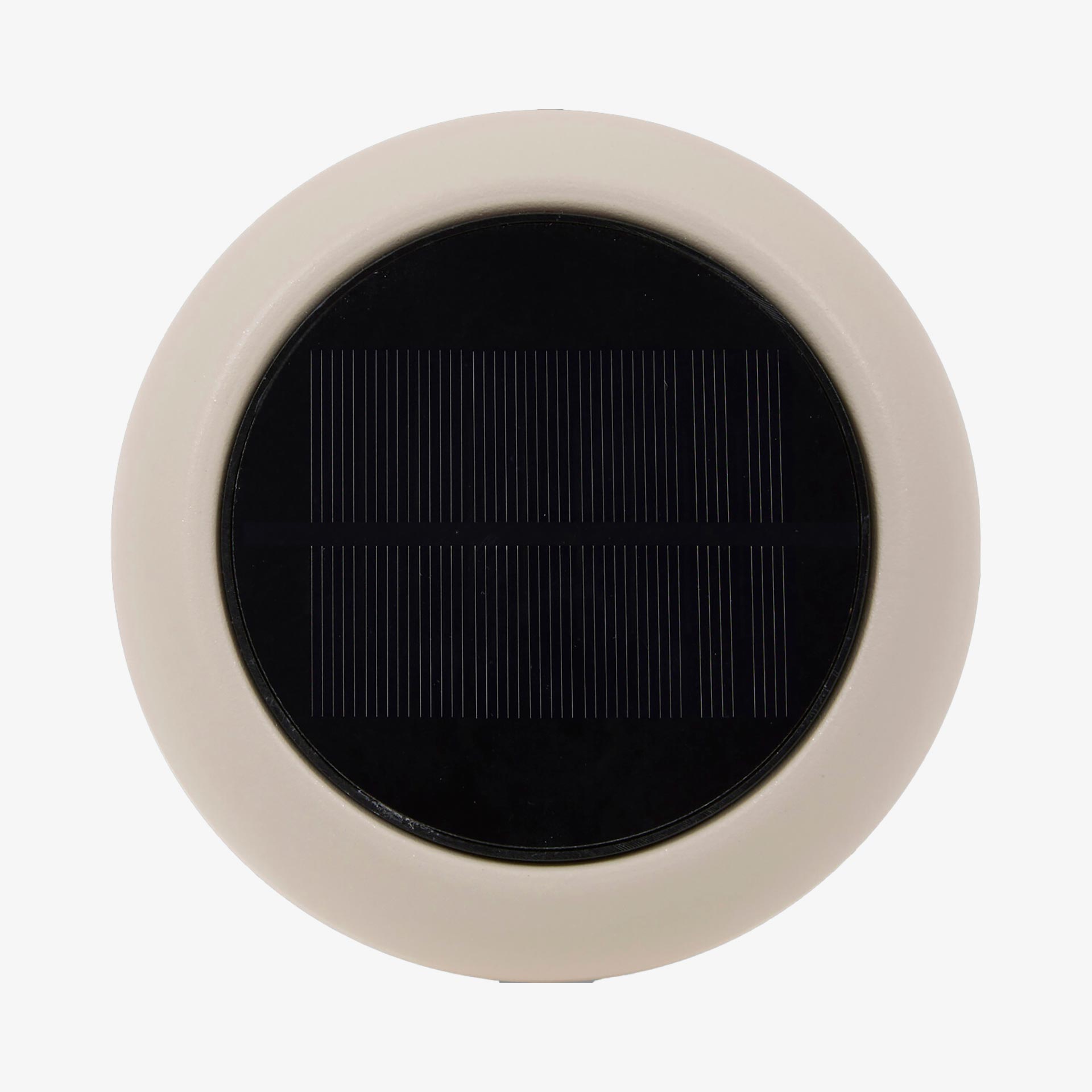 Lampara de pie solar para jard&iacute;n crema Boltek &Oslash;20x120cm