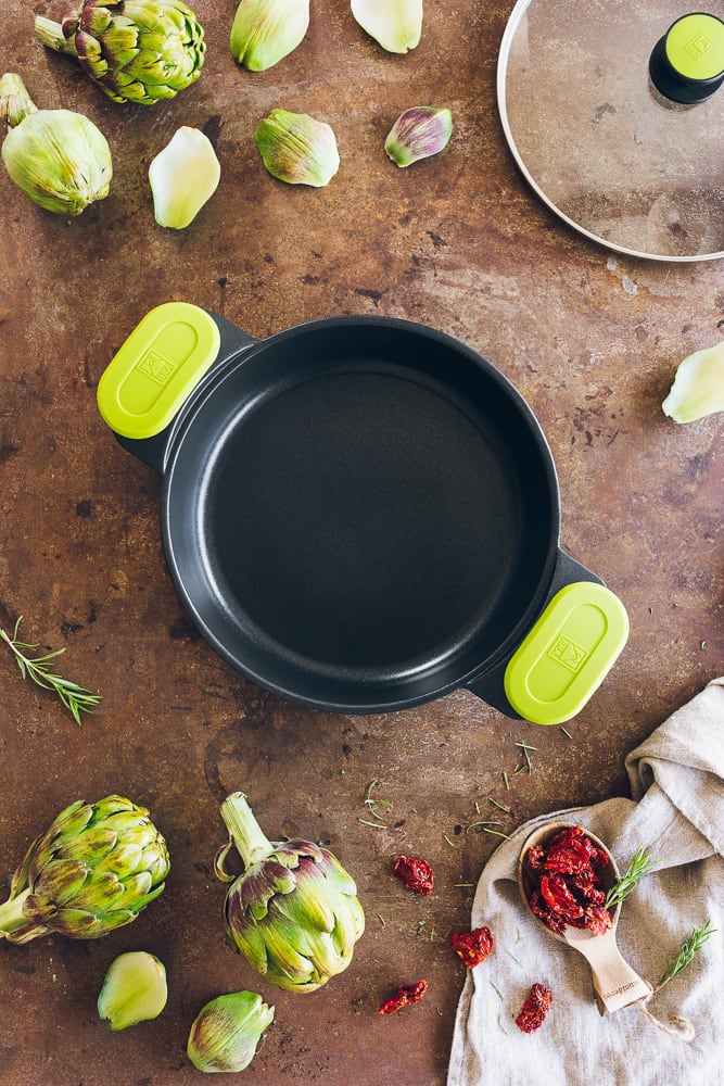 Cacerola baja de aluminio Foodie de Bra &Oslash;28cm