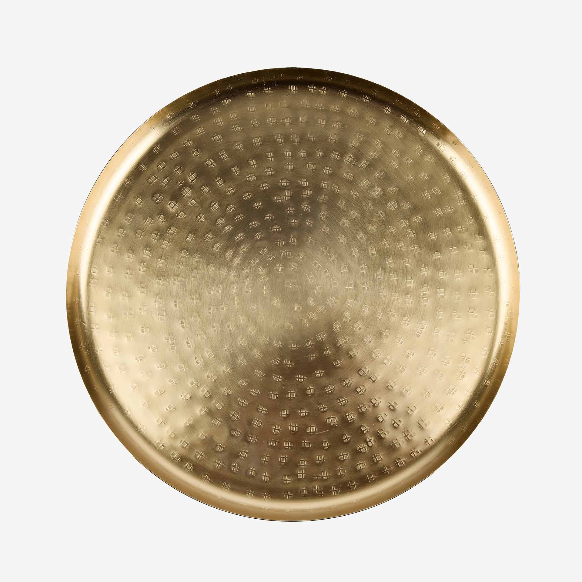 Bandeja dorada de 32cm Aura