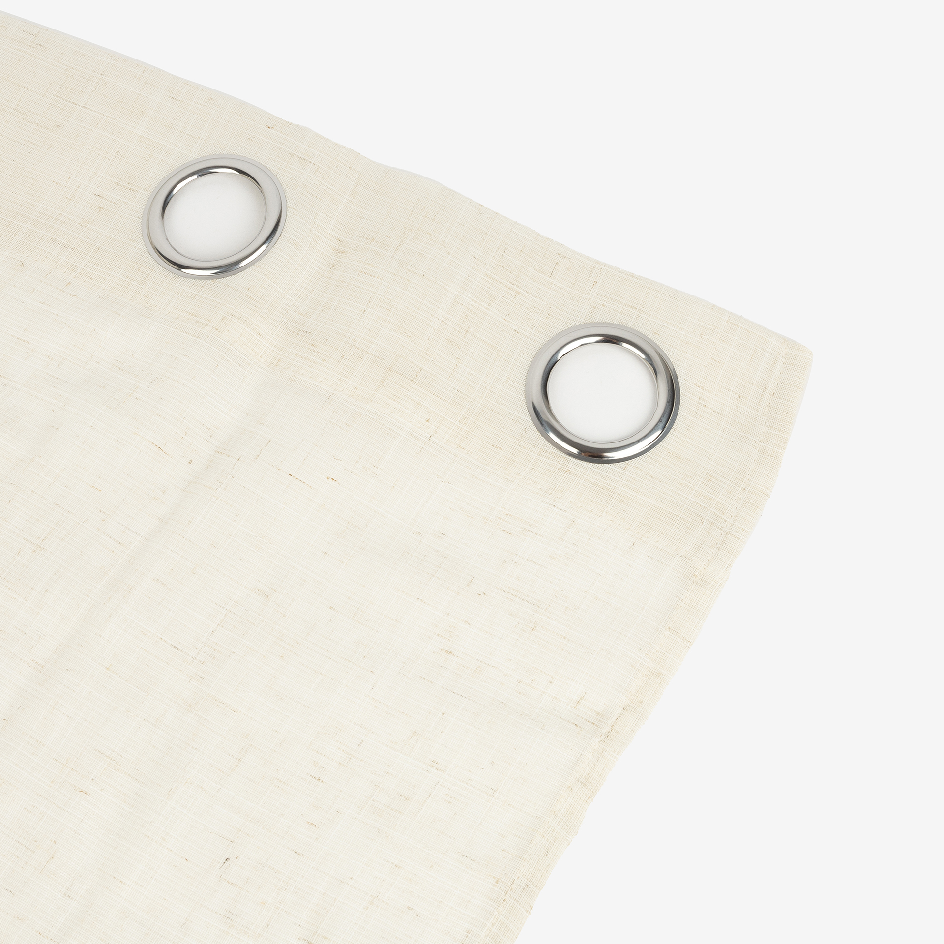 Cortina de lino de beige 140x240cm