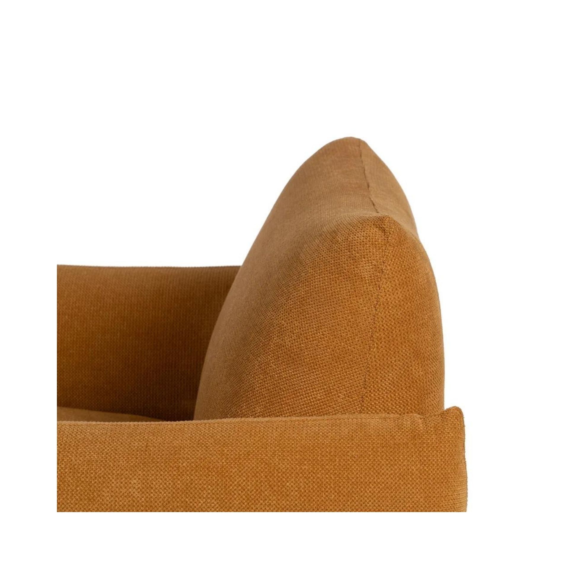 Butaca mostaza Monique 102x89x86cm