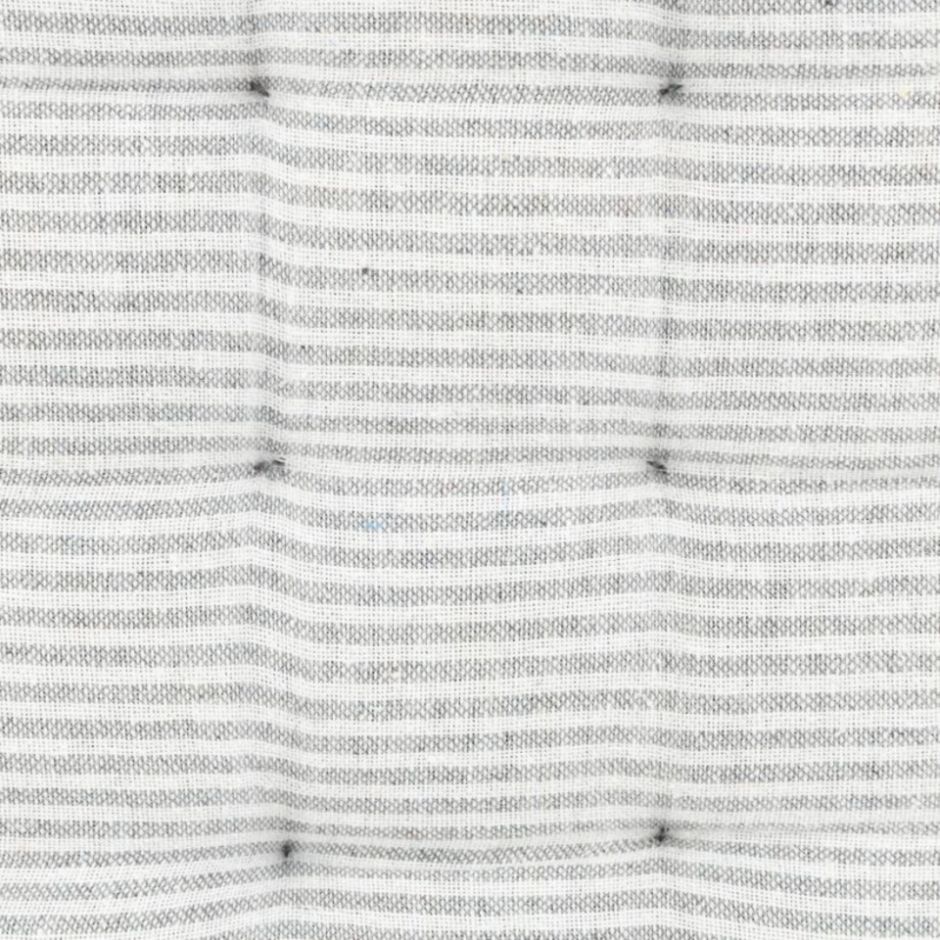 Cojín de silla de algodón con rayas grises Stripes 40x40cm