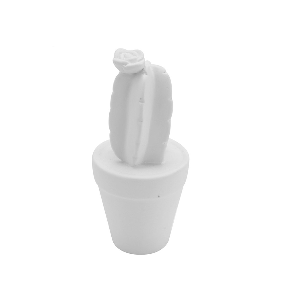 Cactus decorativo blanco surtido 12cm