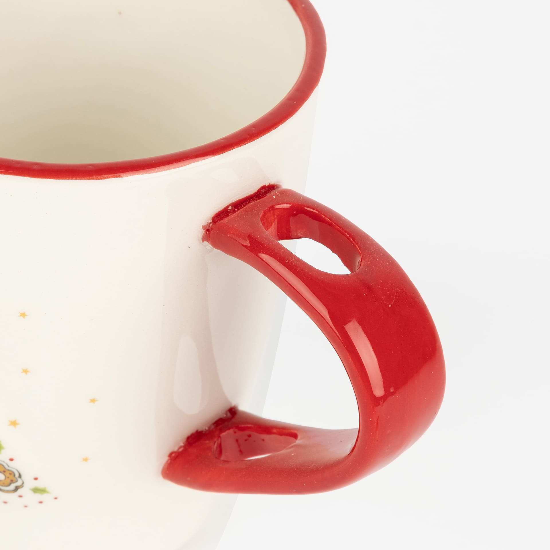 Mug de cerámica con cuchara Árbol Navidad