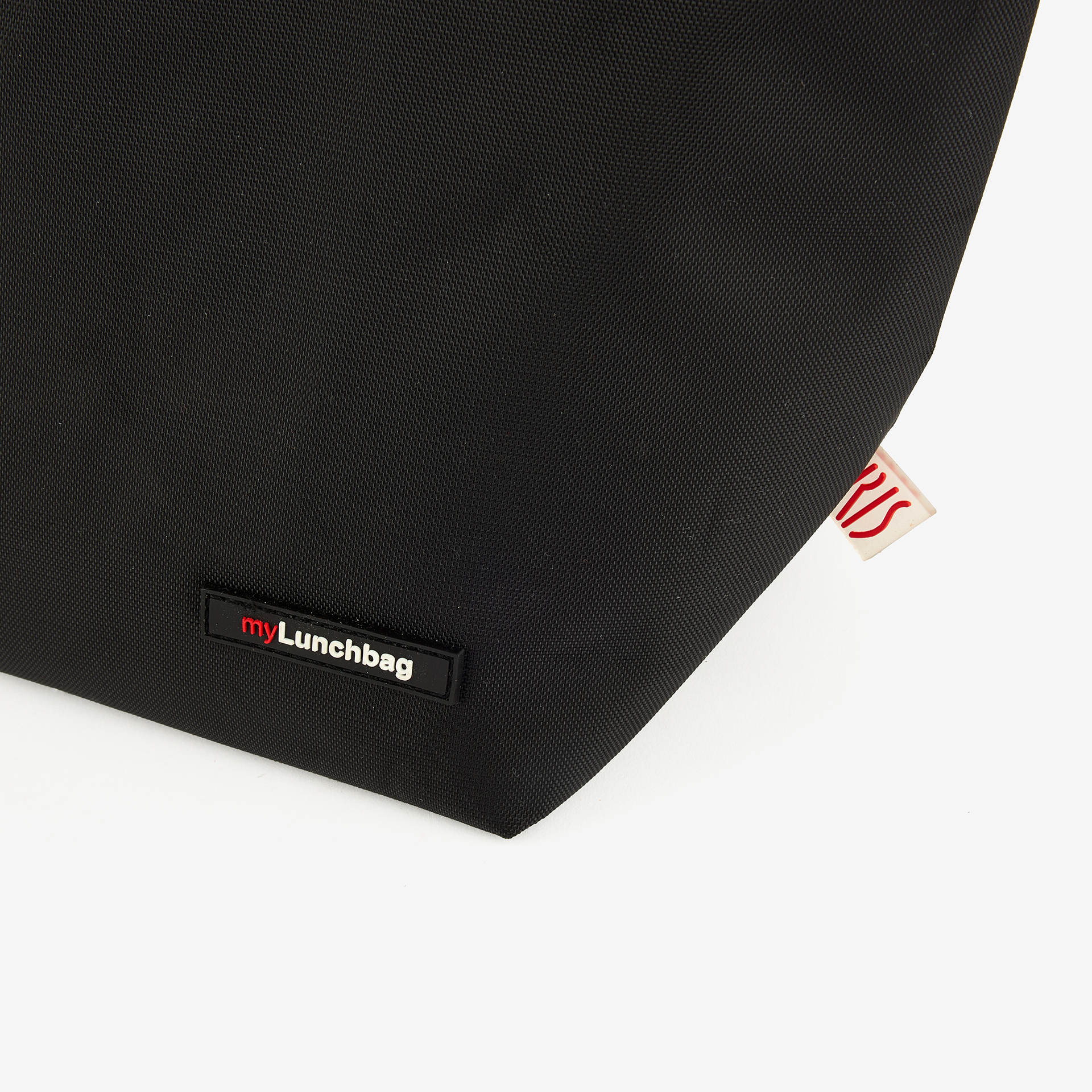 Bolsa lunchbag con asas negra 33x14x23cm 3,7L