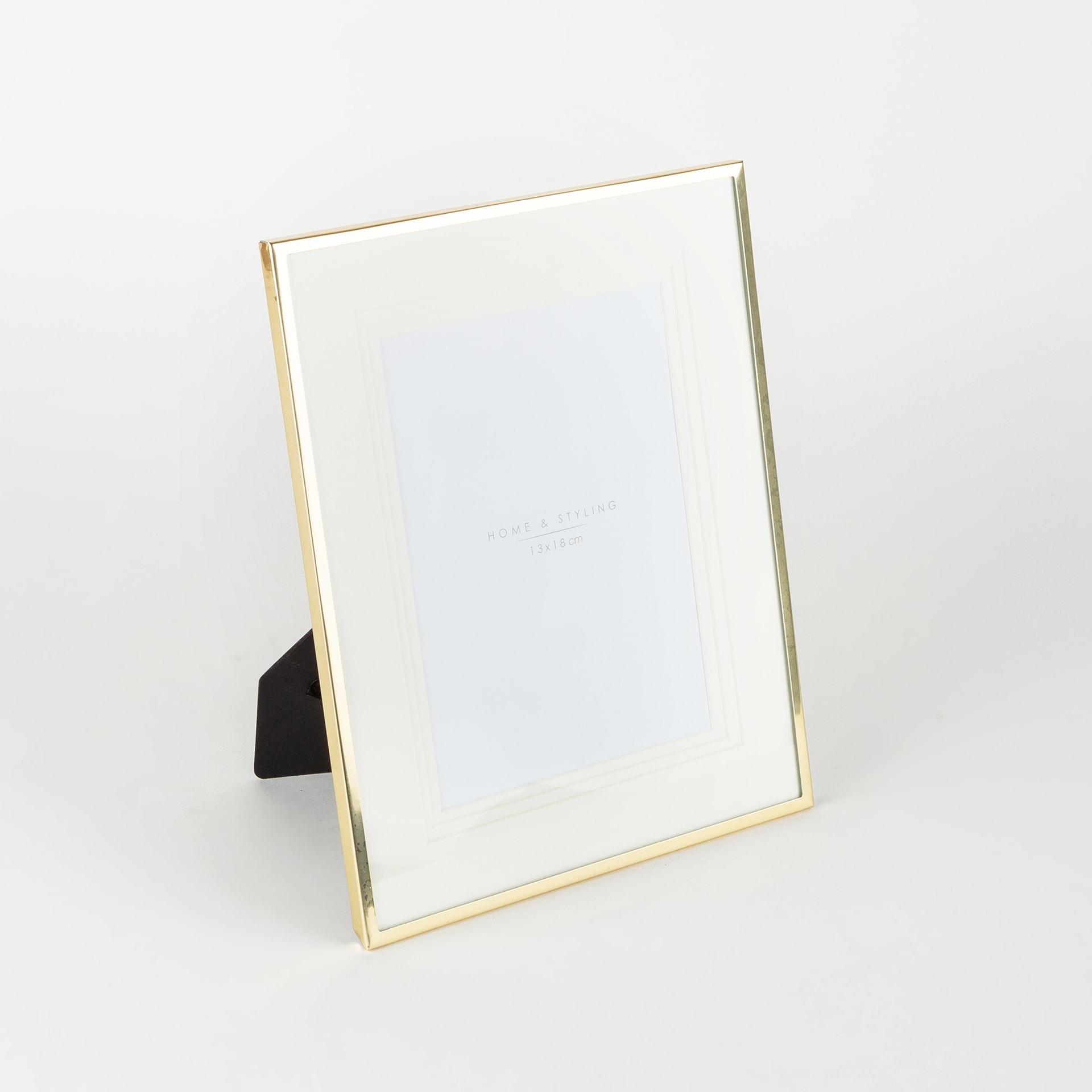 Marco de fotos de metal dorado 20x25cm