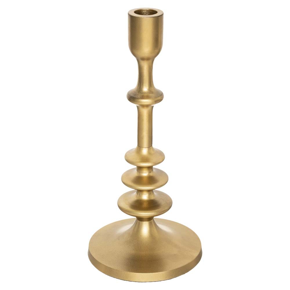 Candelabro de aluminio dorado Feel 26cm