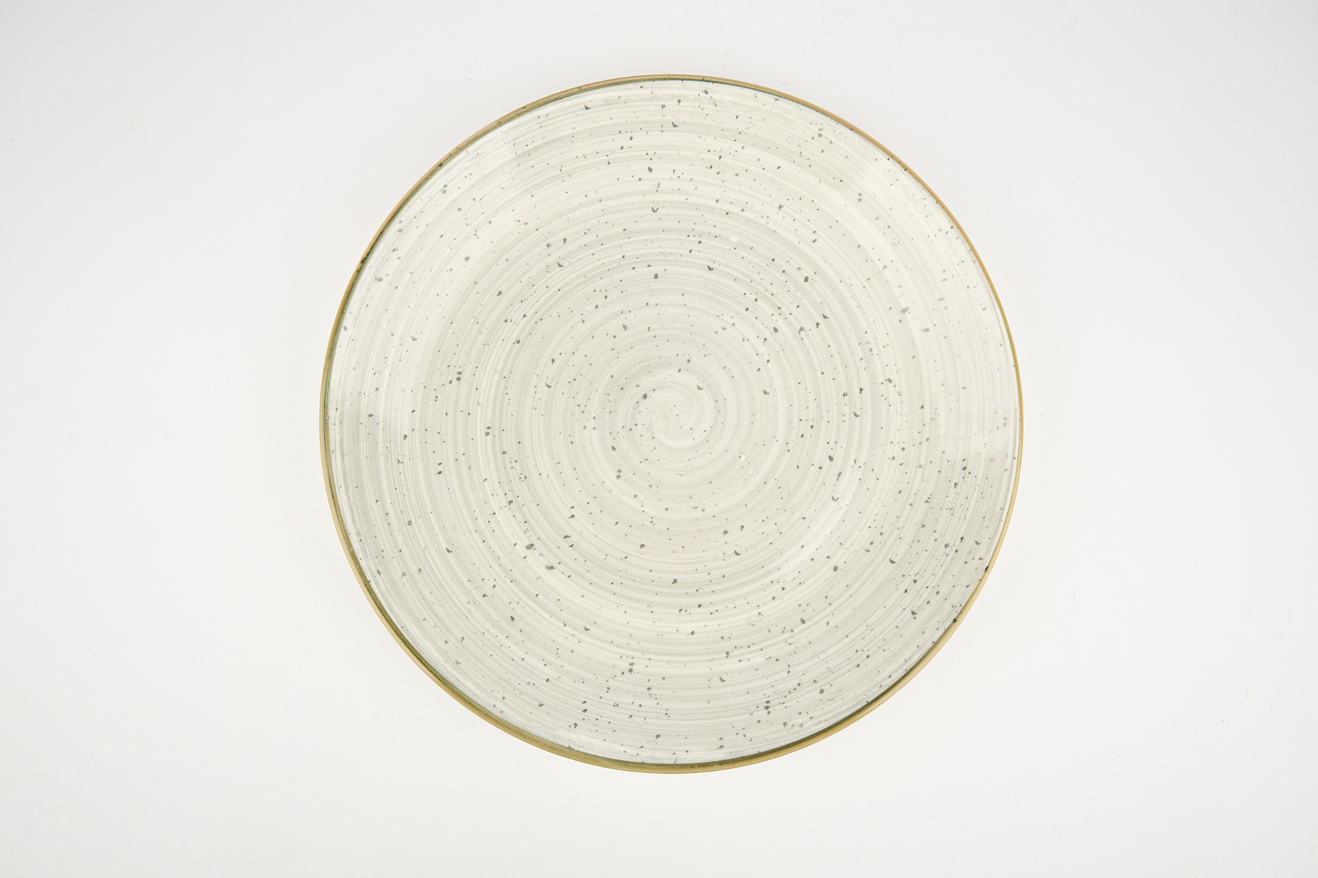 Vajilla de 18 piezas de porcelana gris Hoian