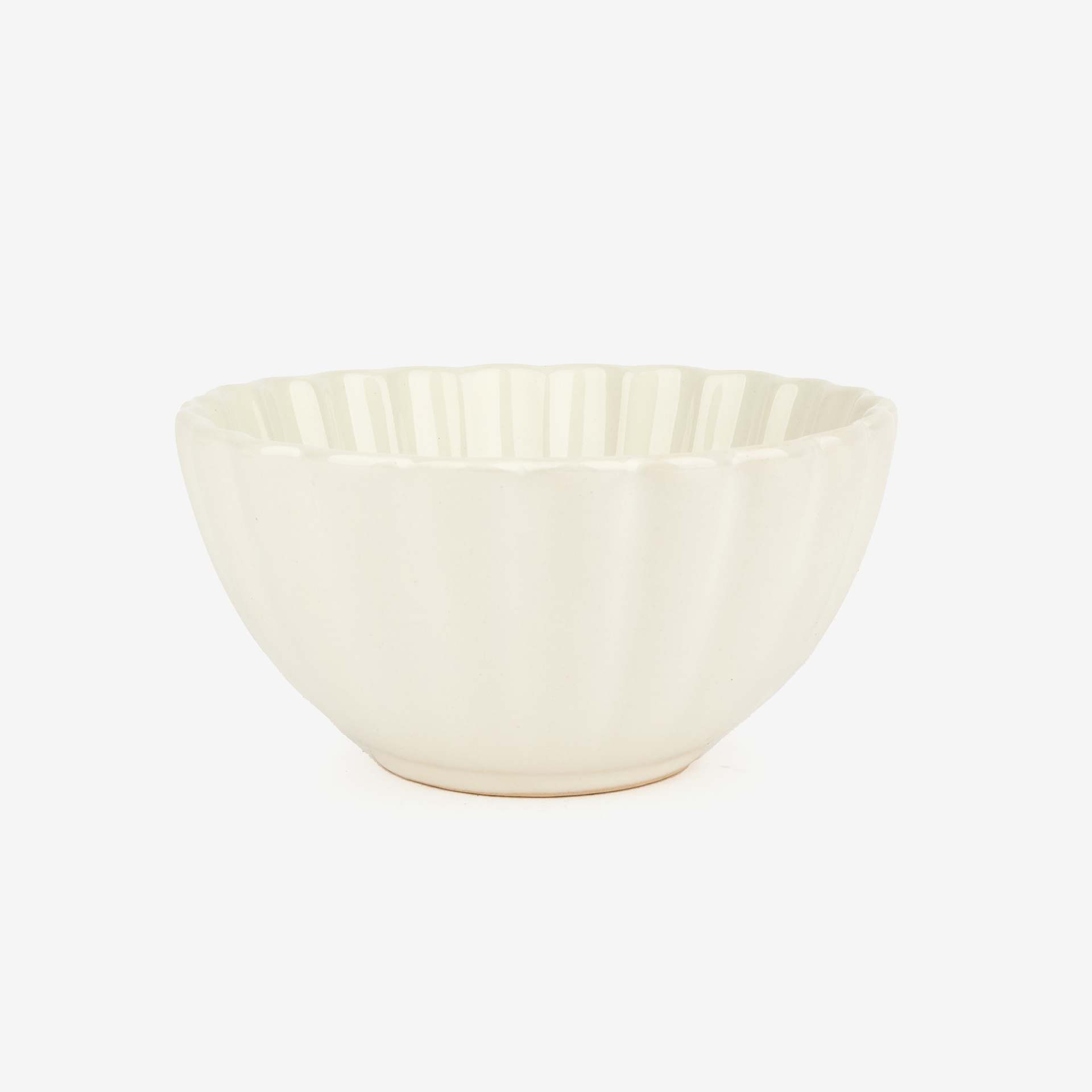 Vajilla de 12 piezas de cerámica marfil Varena