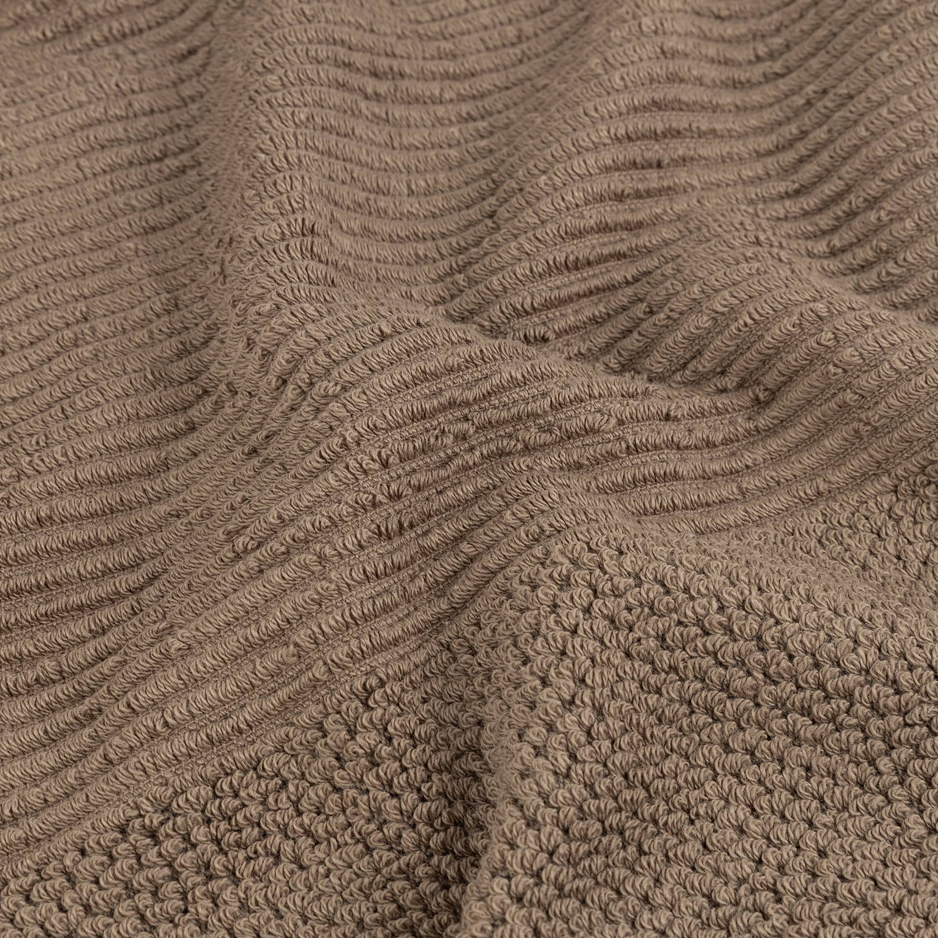 Set de 3 toallas de algod&oacute;n marr&oacute;n Bennetton