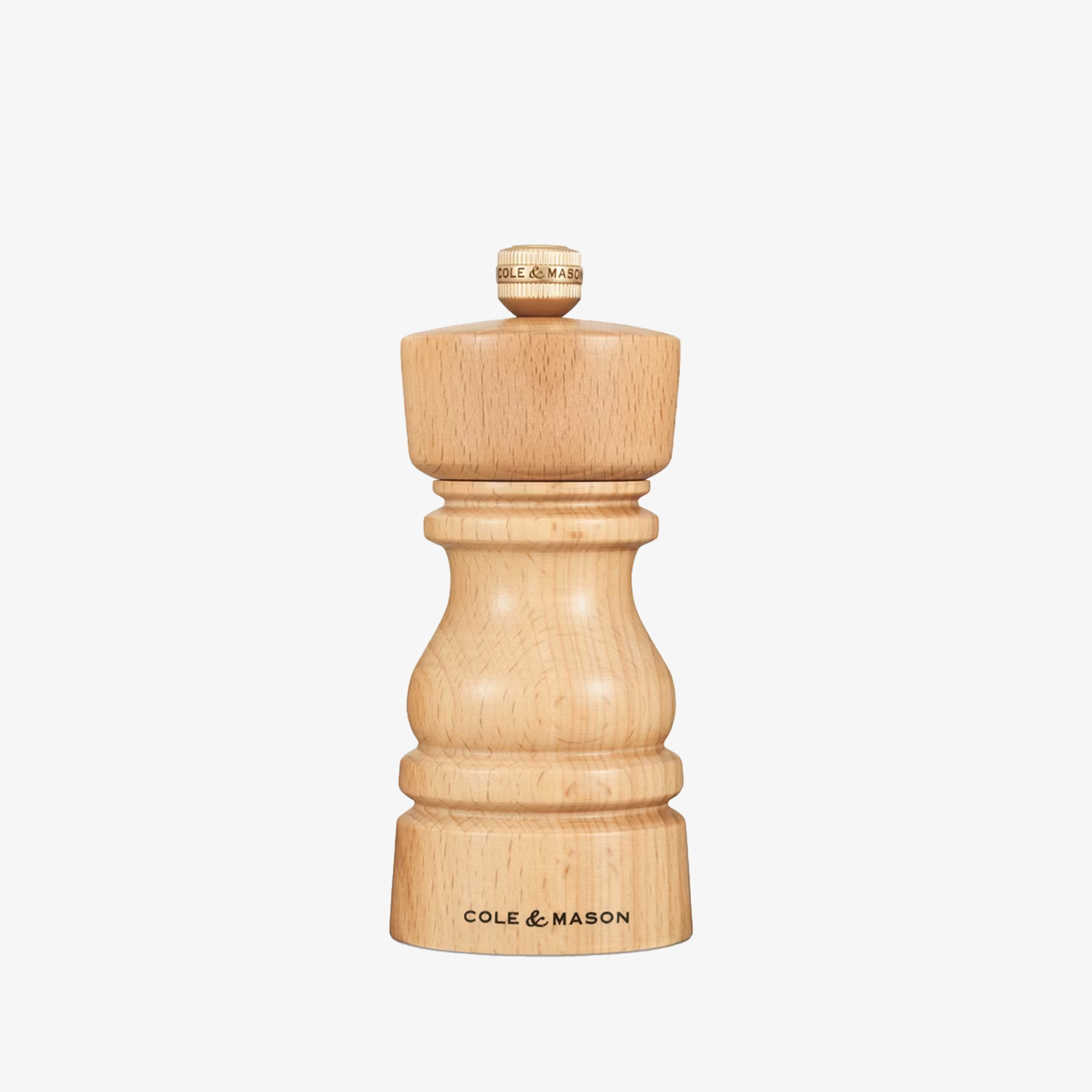 Molinillo de pimienta de madera de haya 13cm - Cole & Mason