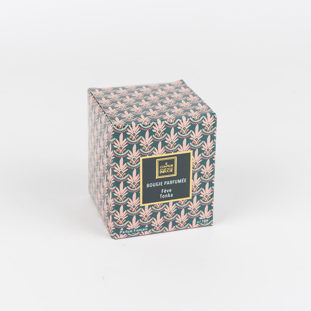 Vela perfumada en vaso de cristal