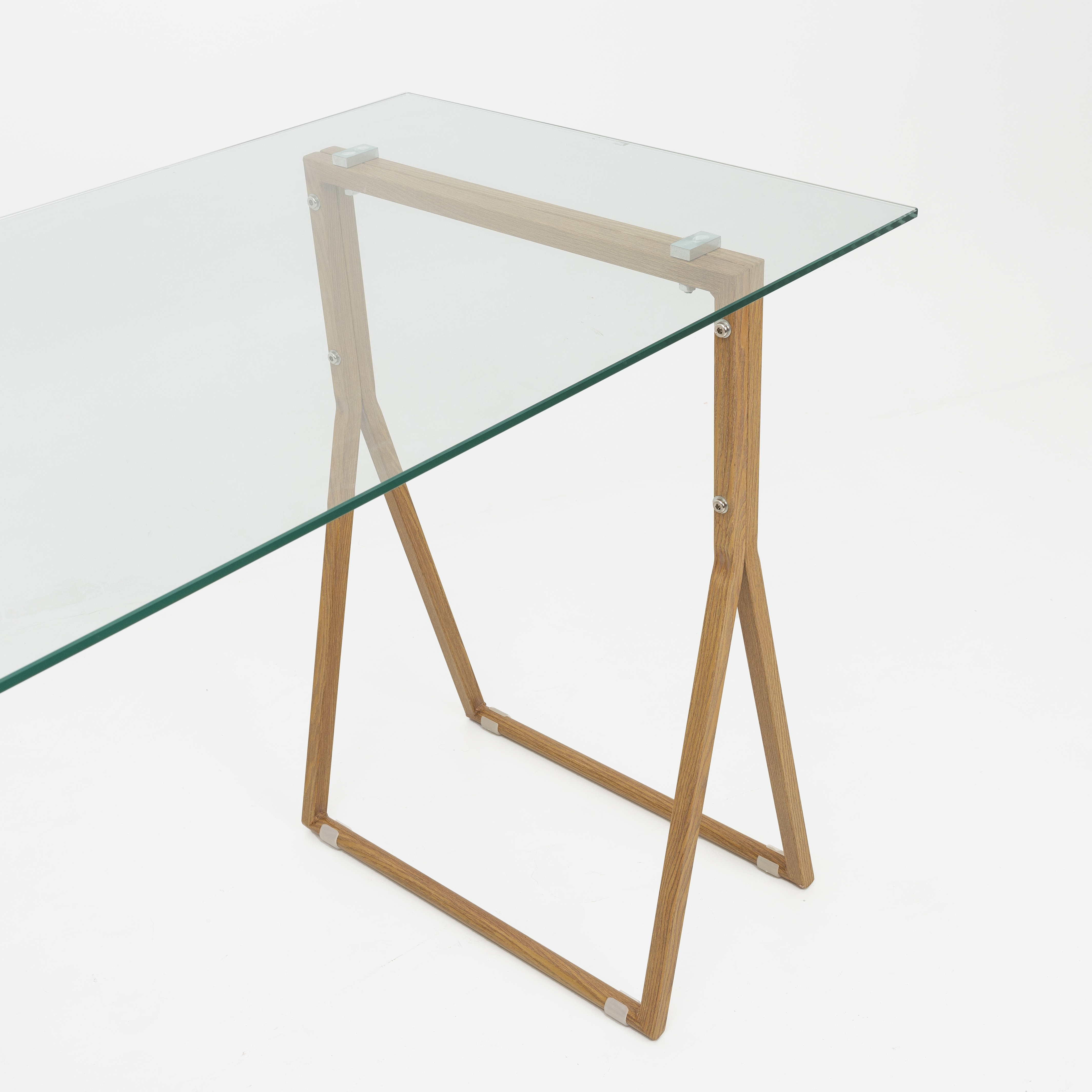 Escritorio de cristal Wood Pattern 120x60x75cm