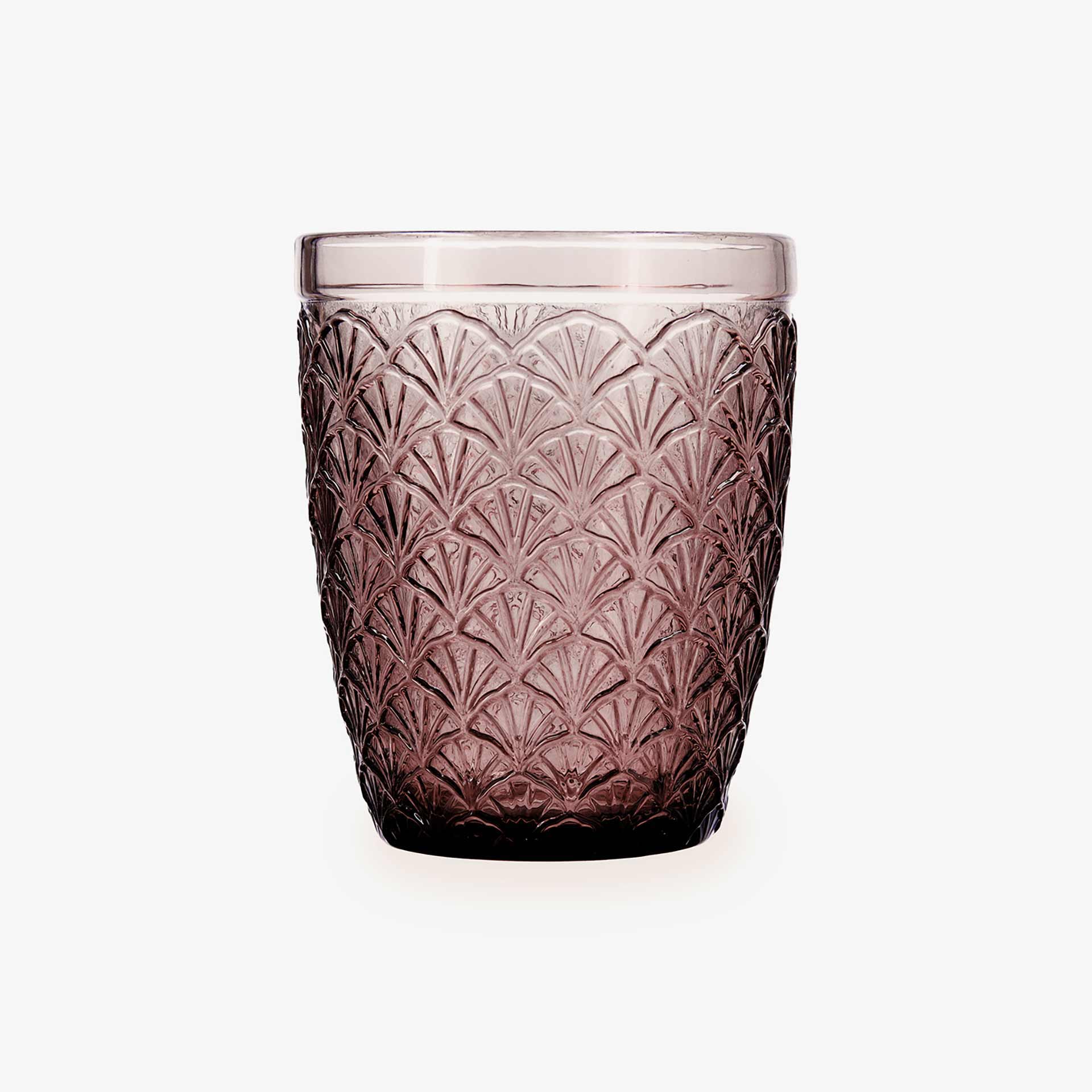 Vaso de vidrio rosa Marua 29cl