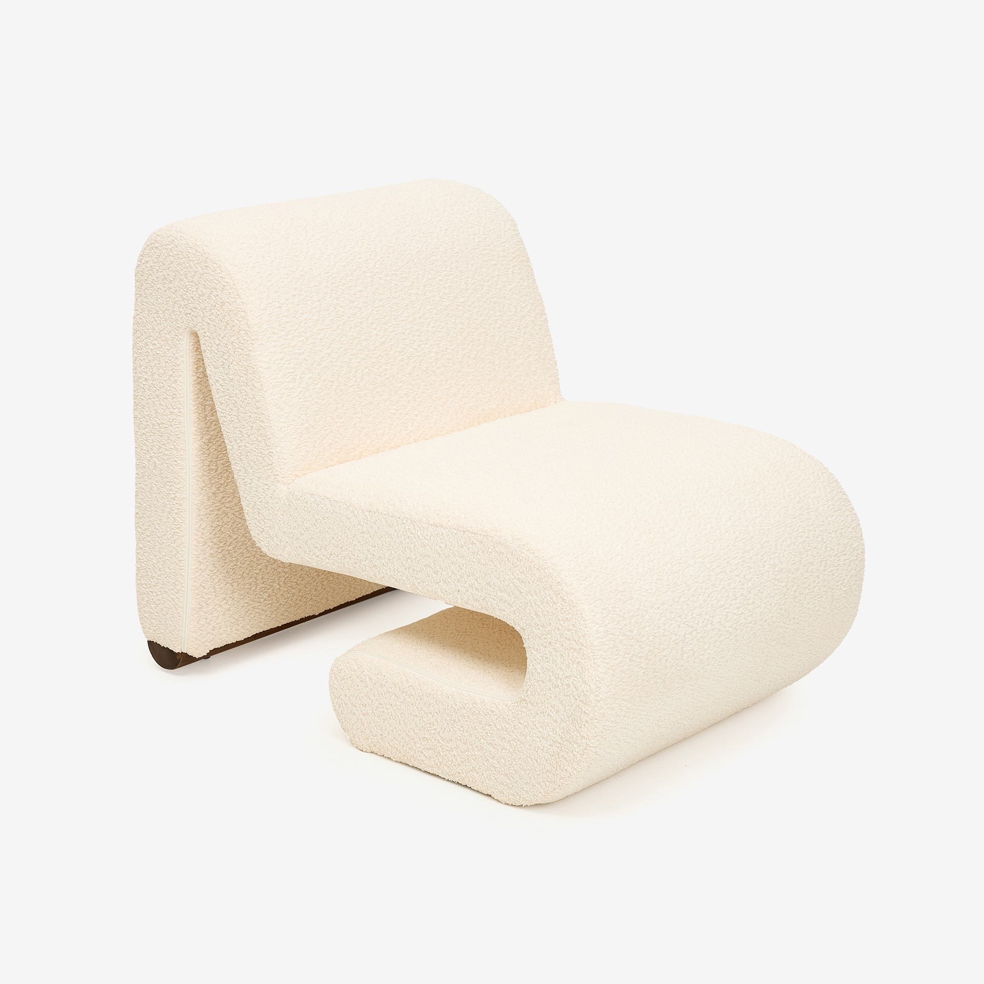 Butaca borreguito beige Ailen 59x86x64cm Clau&Chloe