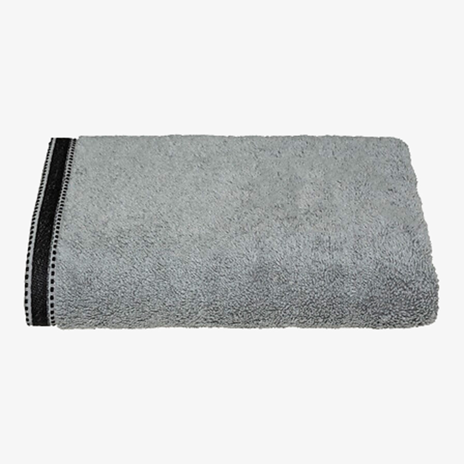 Toalla de ducha de algod&oacute;n gris Sena 70x130cm - 550 g/m&sup2;