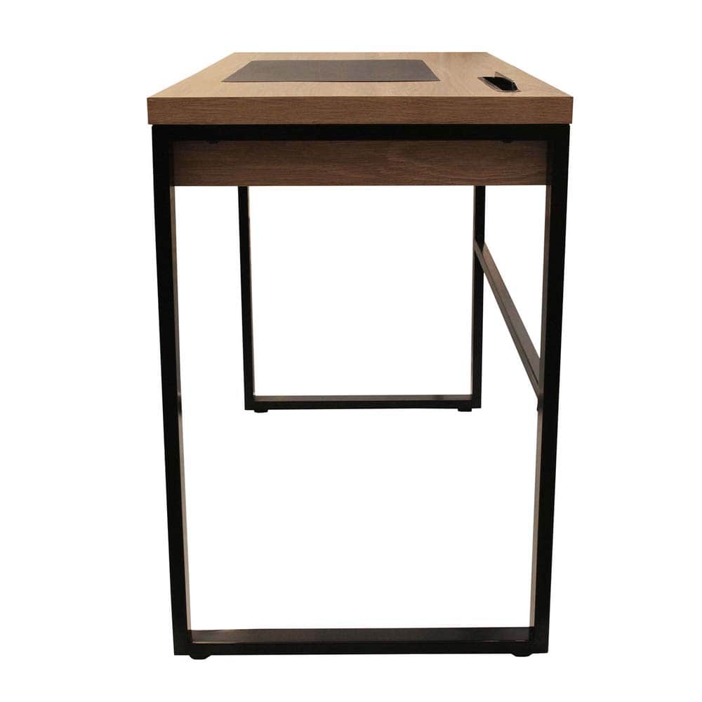 Escritorio de madera y metal 100x50x74cm