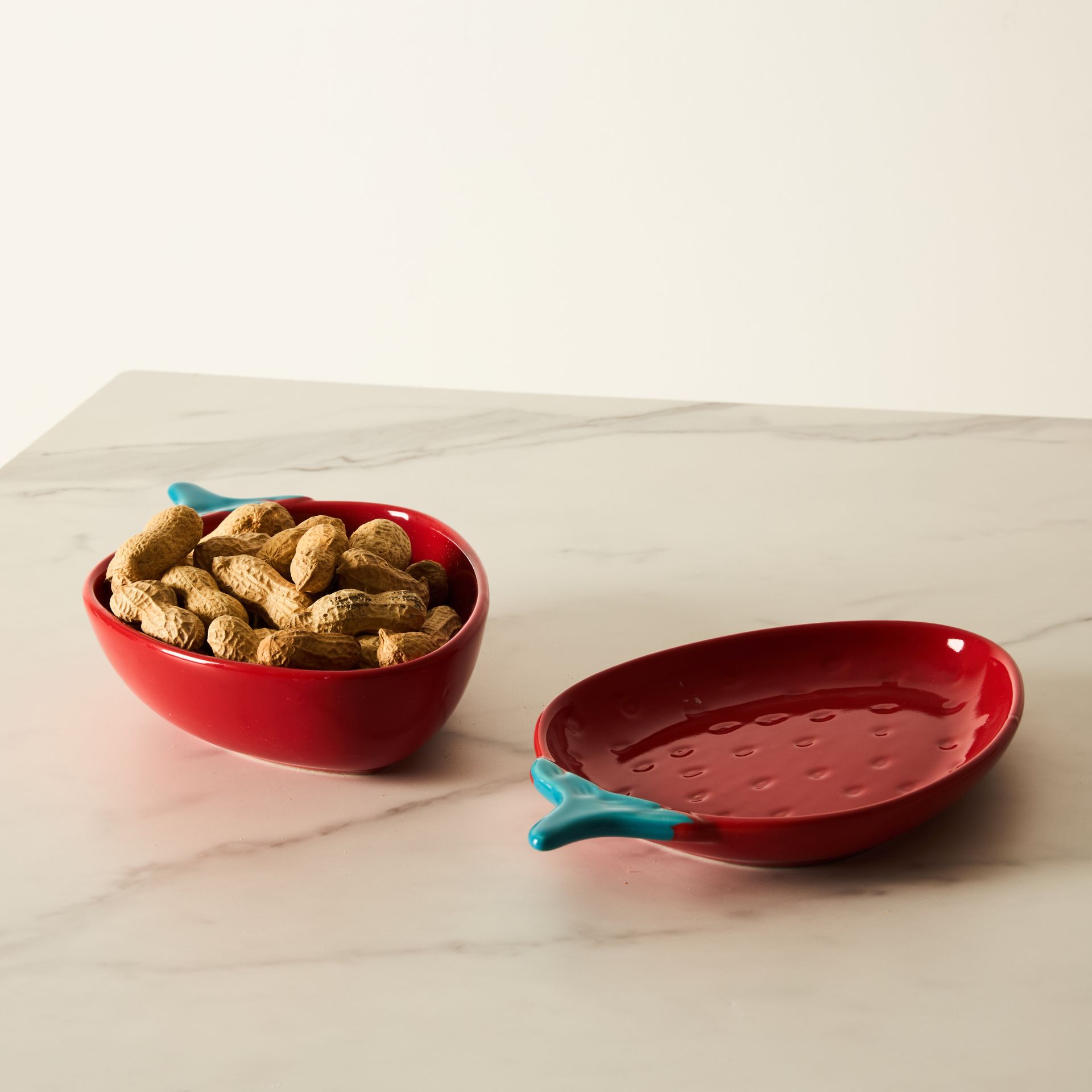 Plato de gres Fresa 18x12cm