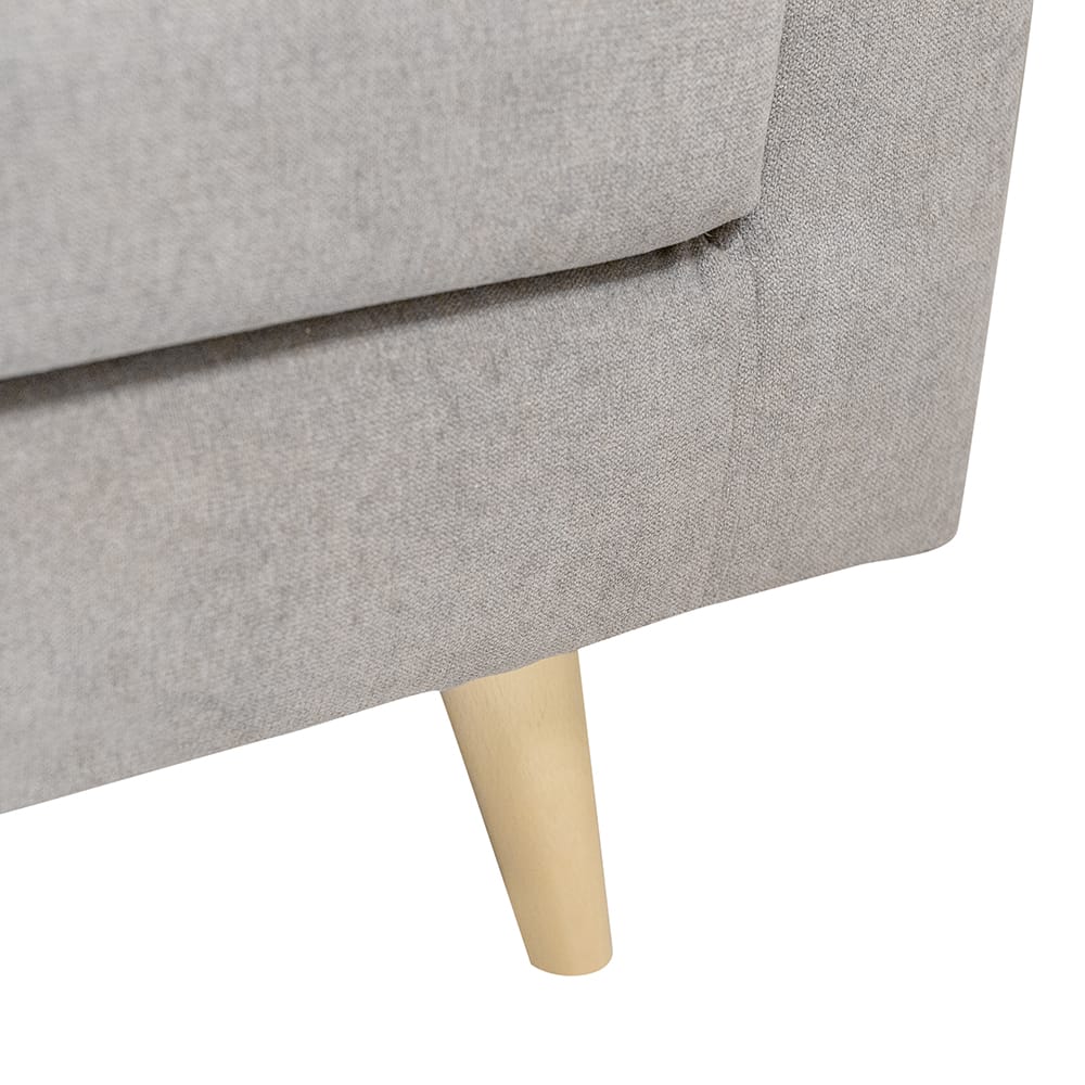 Sof&aacute; gris Lido 175x92x99cm