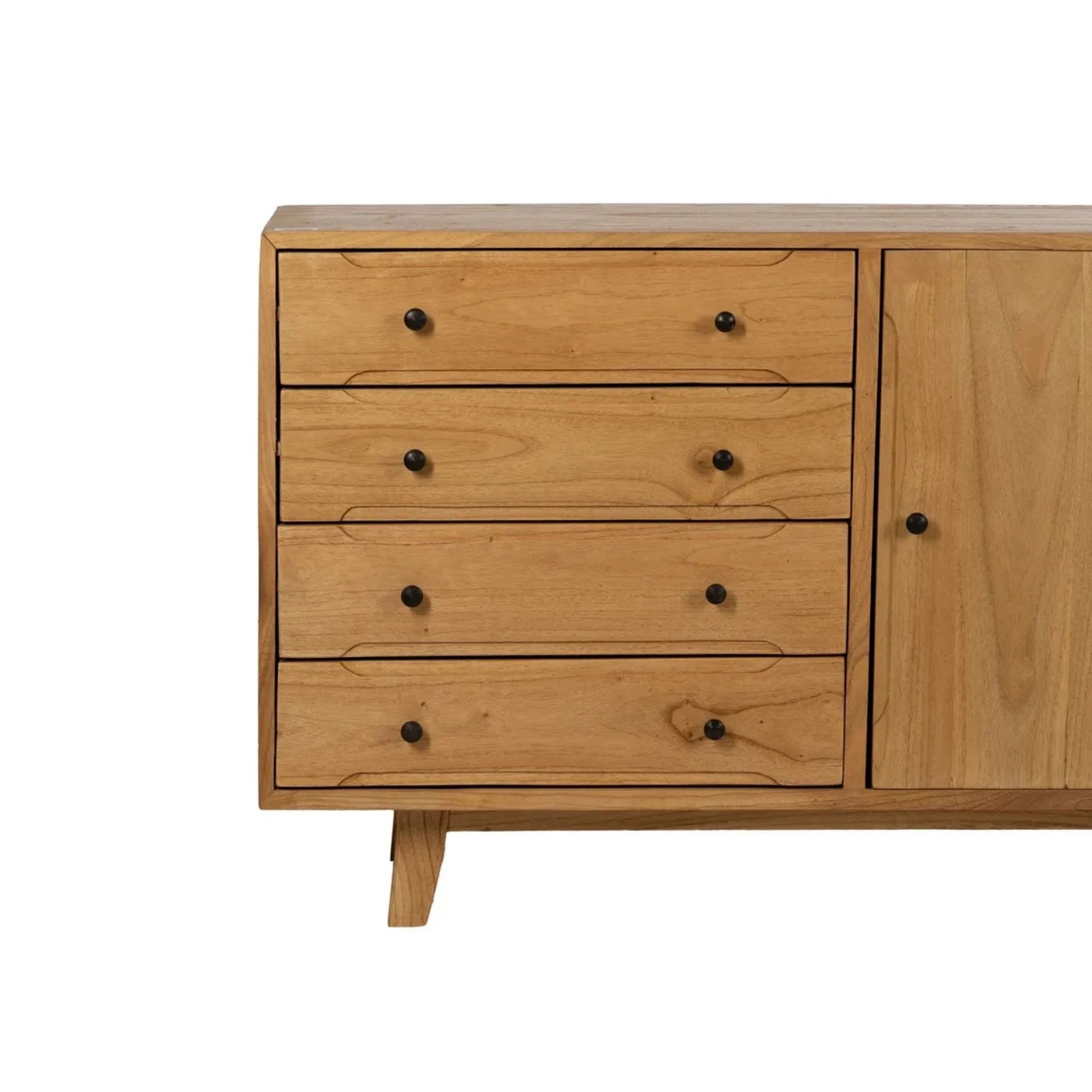 Aparador de madera de mindi 130x40x80cm