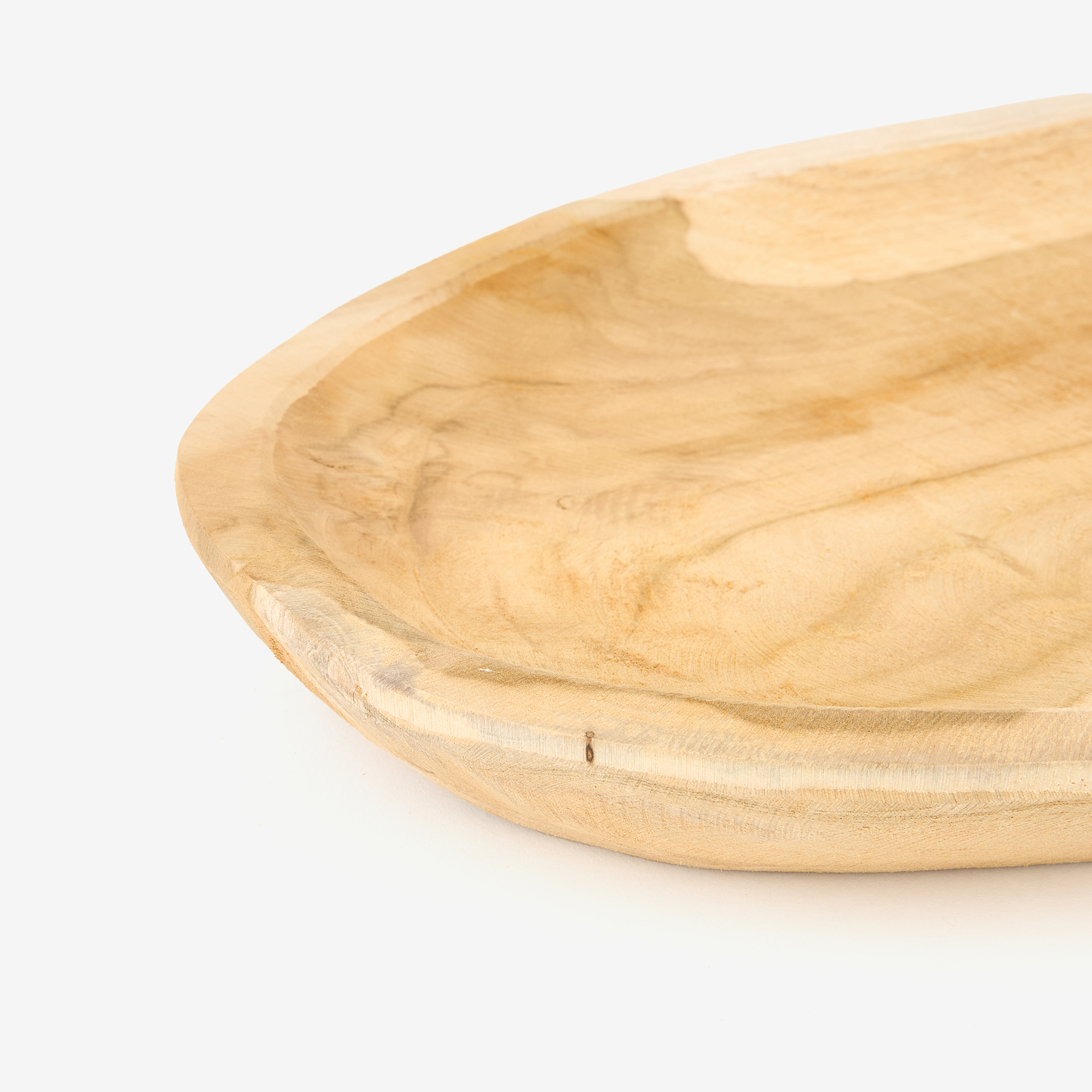Centro de mesa de madera teca &Oslash;35cm