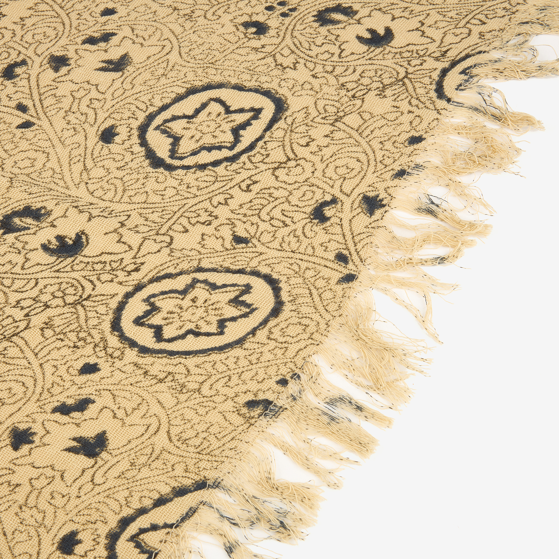 Plaid de algodón flores Mia 130x170cm Clau&Chloe