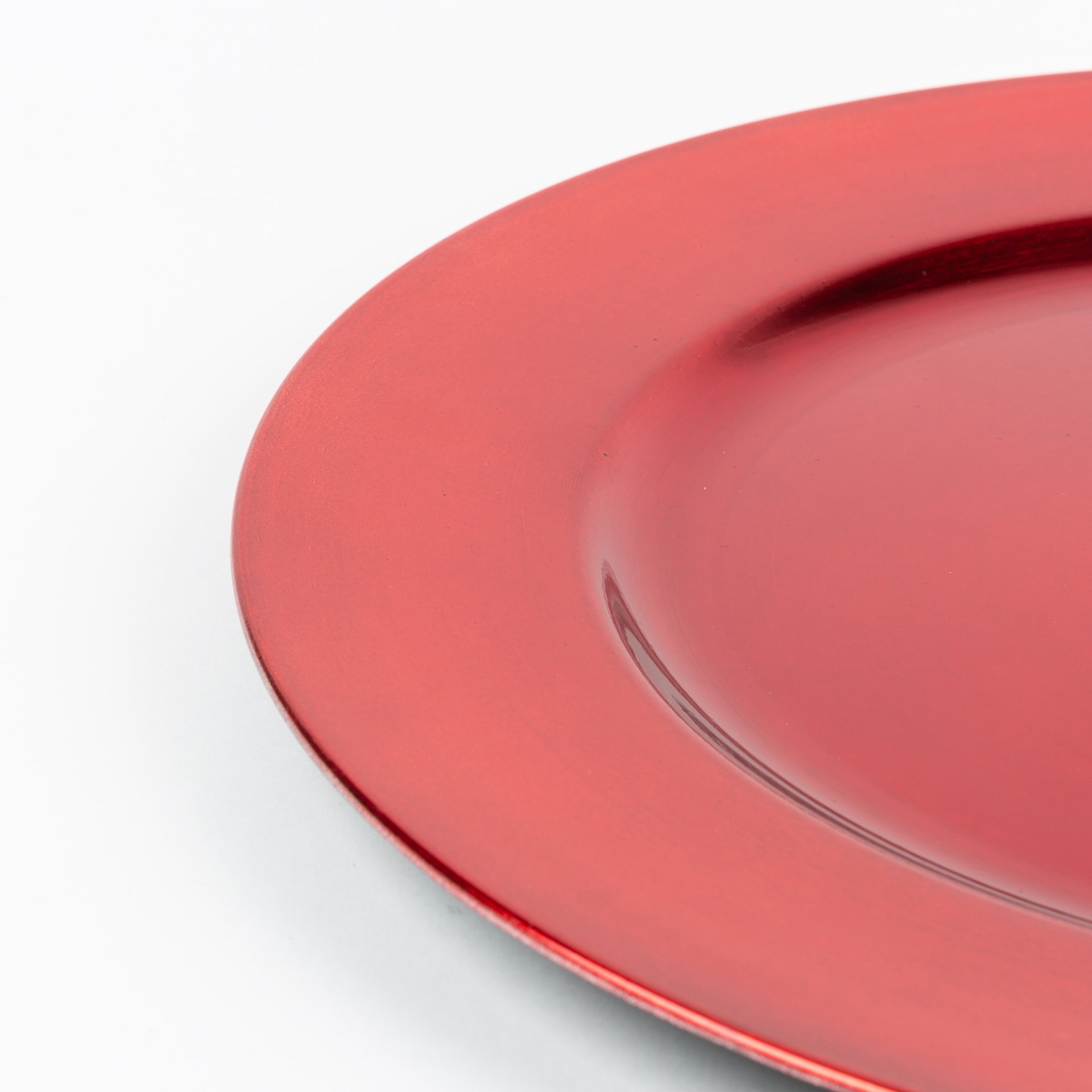 Bajo plato rojo Banff &Oslash;33cm