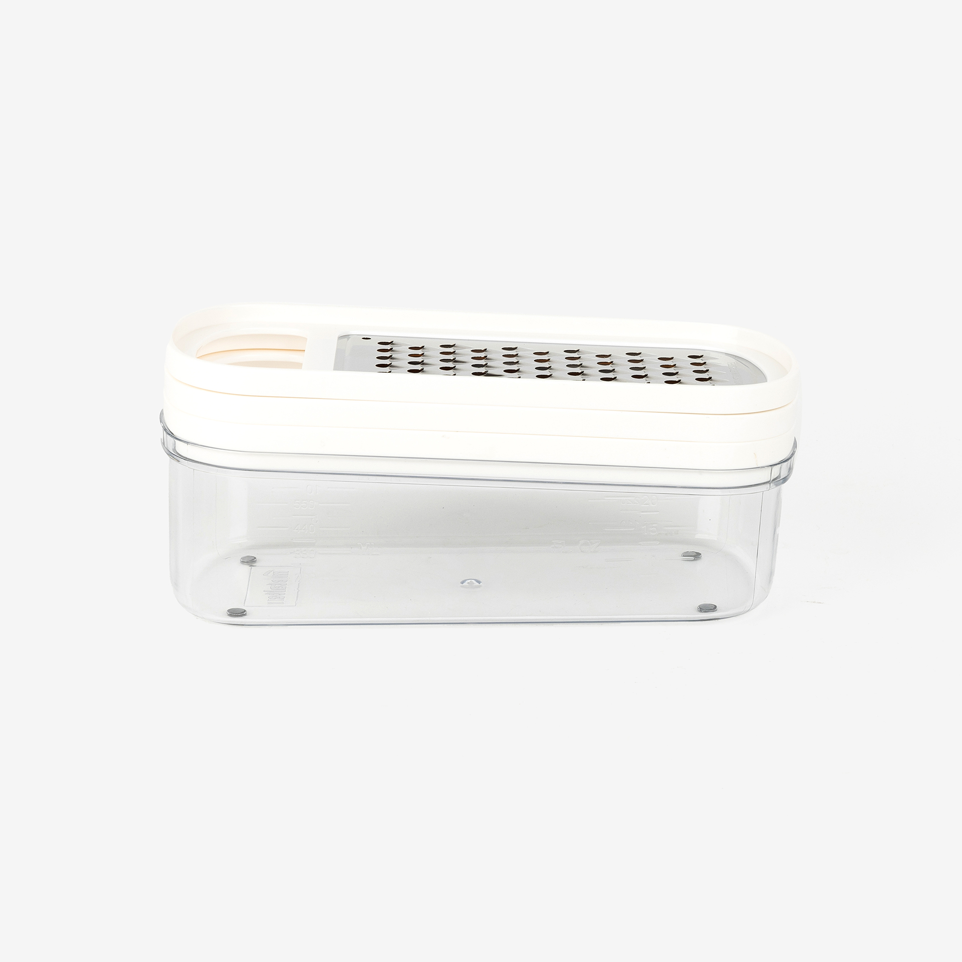 Set de 3 ralladores con contenedor 24x10x9cm