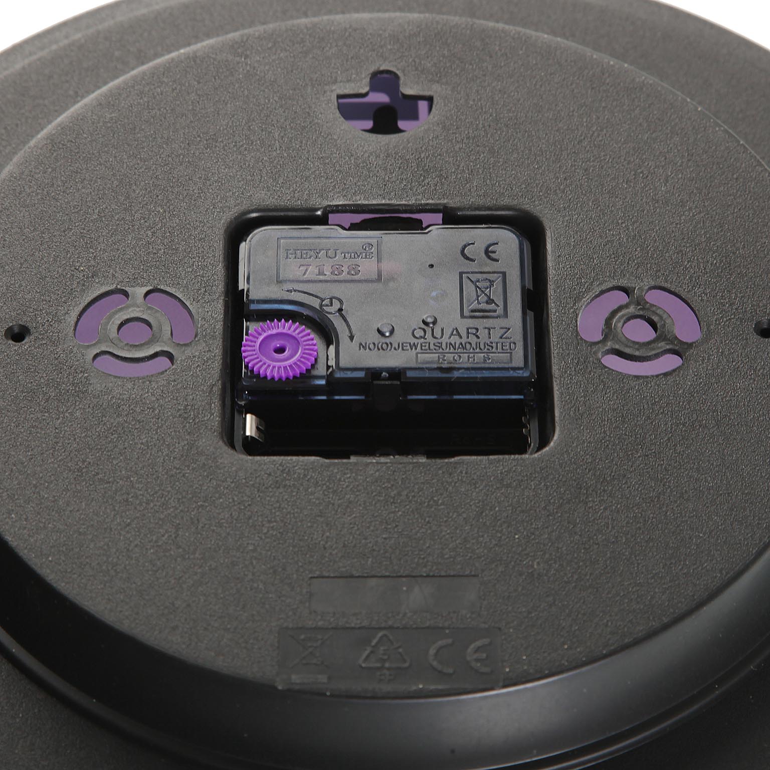 Reloj de pared de pl&aacute;stico blanco &Oslash;25cm