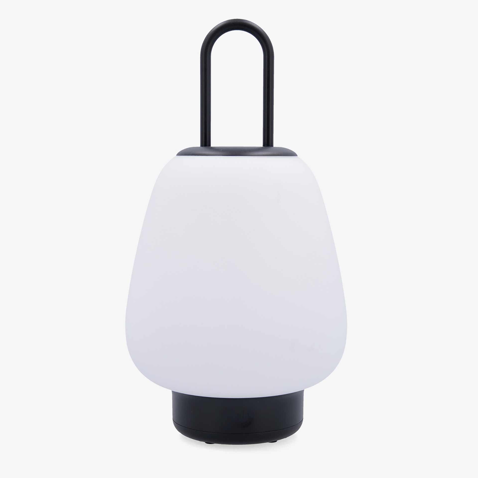 Lampara de vidrio para exterior con usb Nora