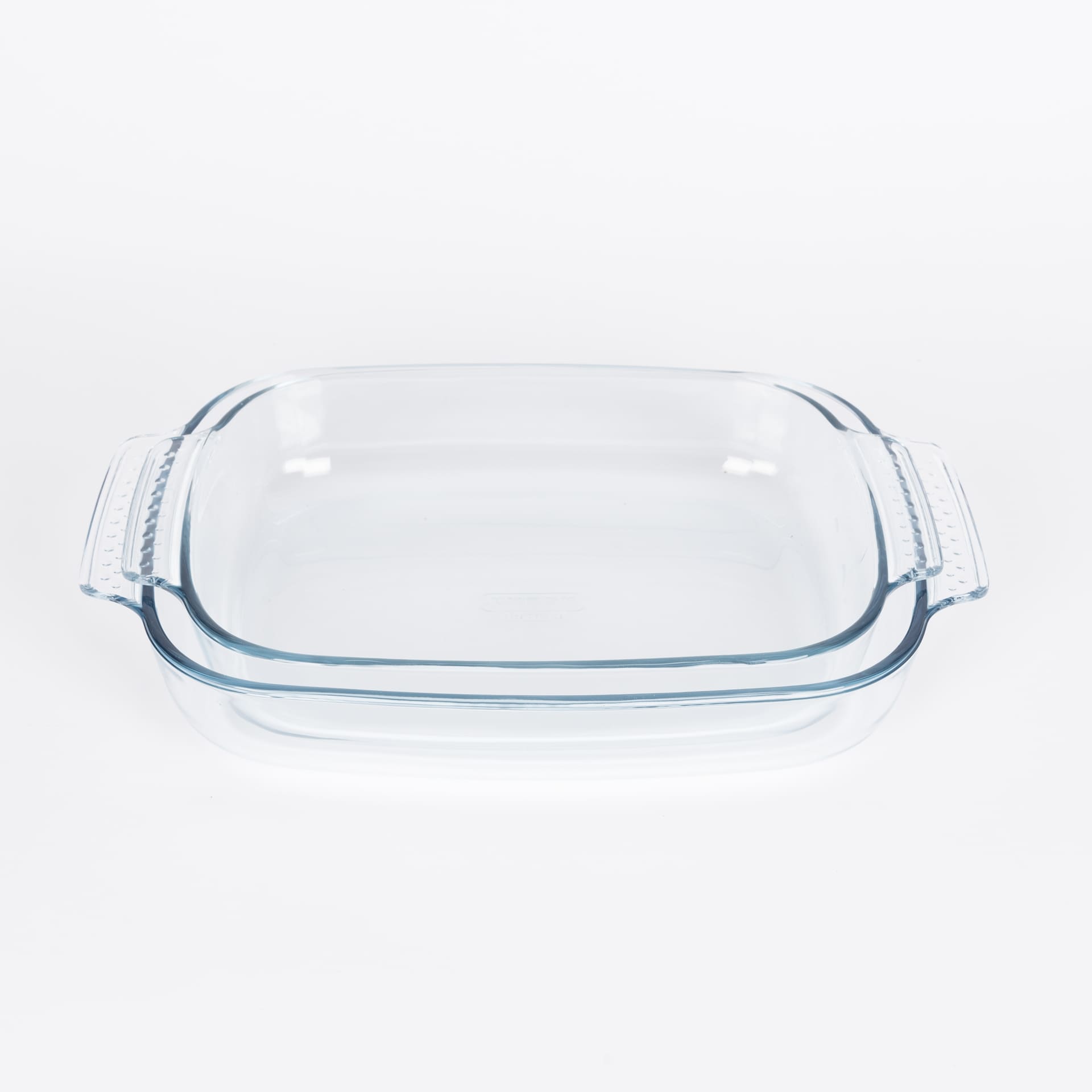 Set de 2 fuentes para horno de vidrio pyrex 39x25/35x23cm