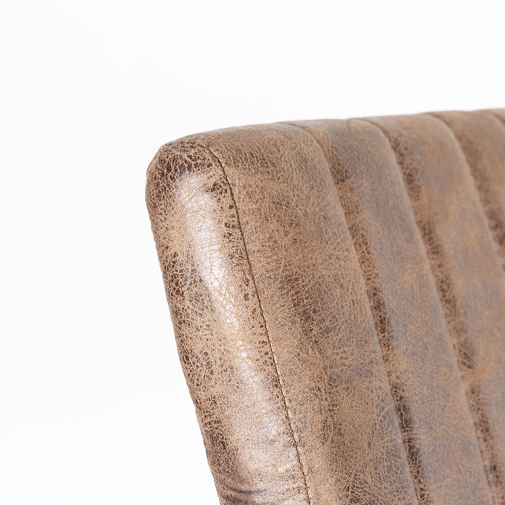 Silla de comedor marrón Natalia 46x59x86cm