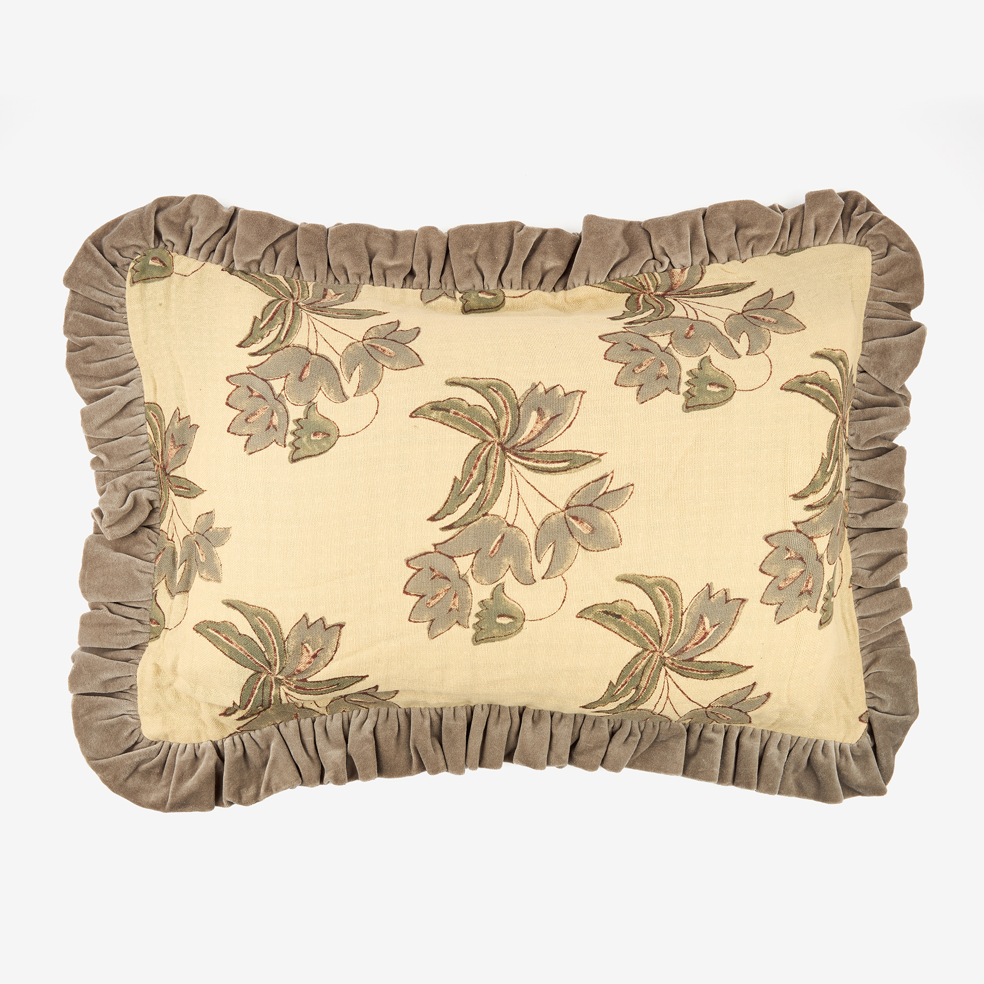 Funda de cojín de algodón flores Mia 40x60cm Clau&Chloe