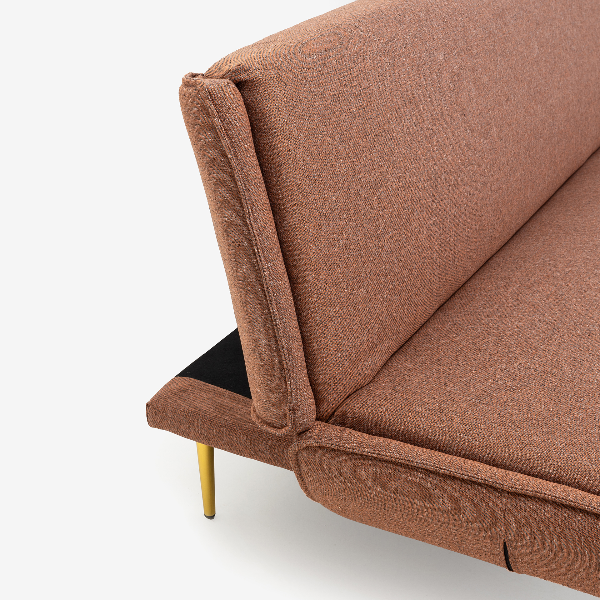 Sofá cama de 2 plazas terracota Manati 190x92x80cm