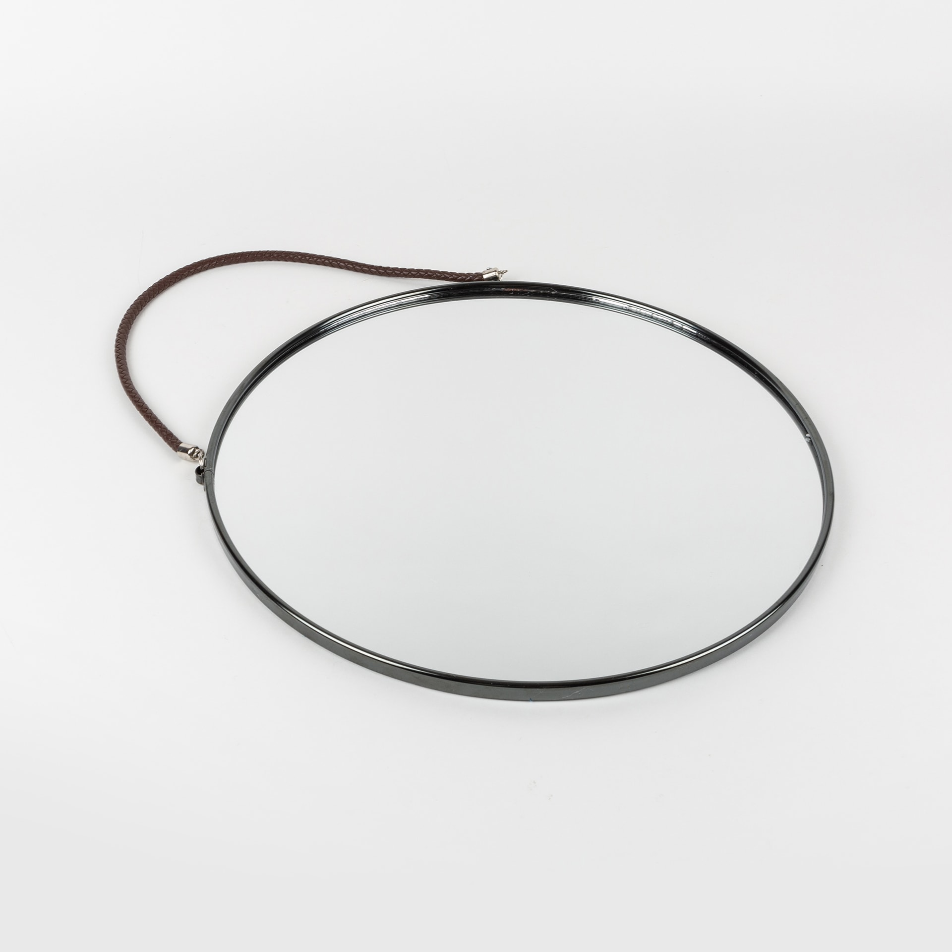 Espejo redondo negro Jan Ø38cm