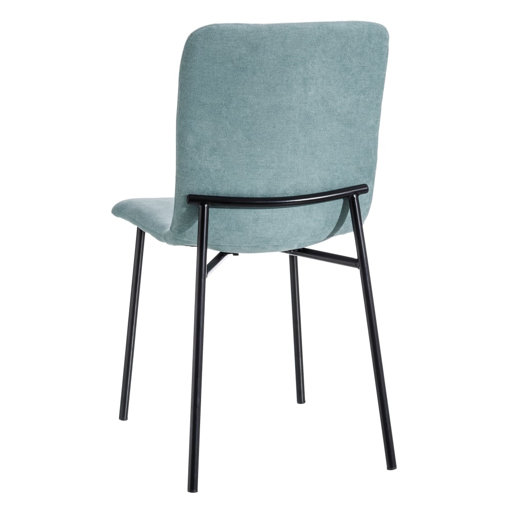 Set de 2 sillas de comedor de metal verde agua Jasper 44x54x86cm