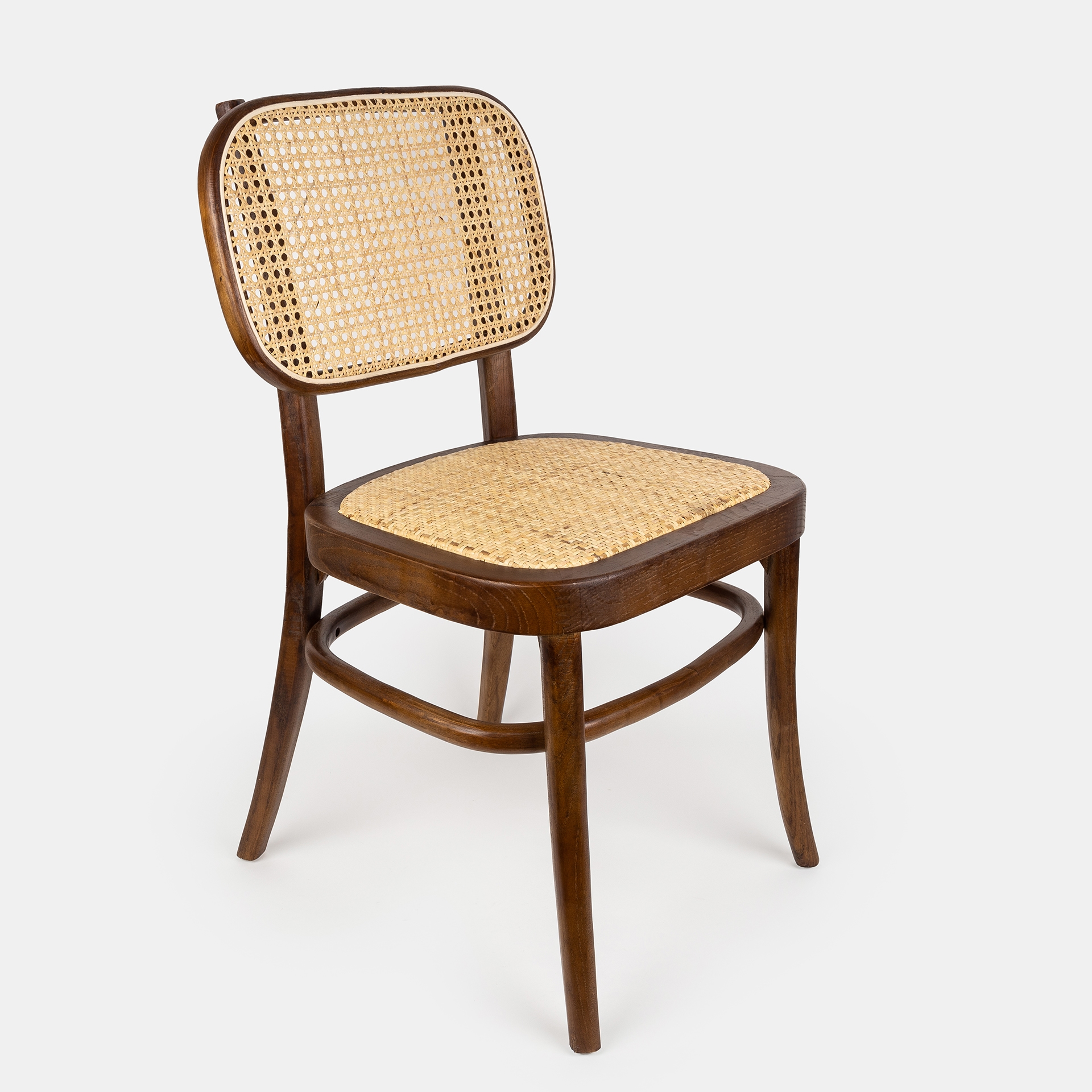 Silla de comedor de madera de olmo Cibran 45x41x83cm Clau&Chloe